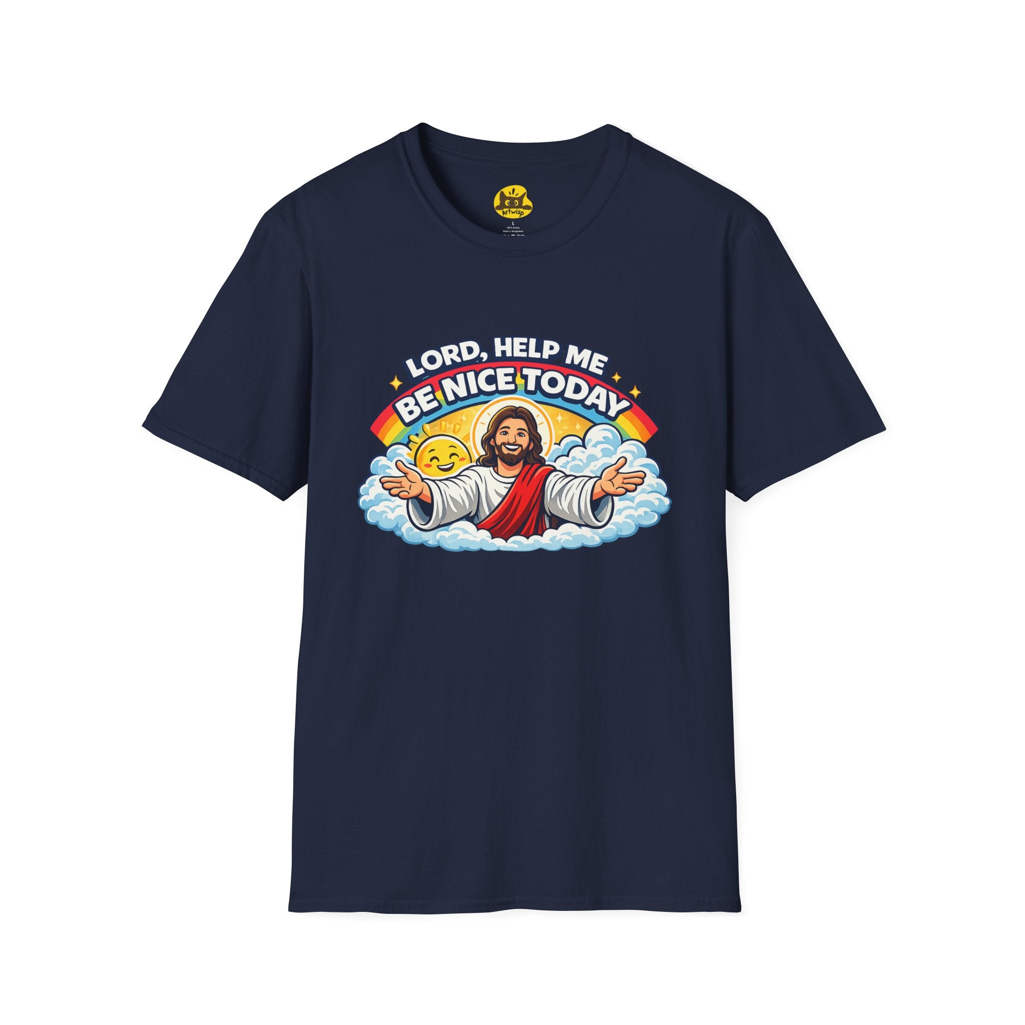 Lord Help Me Be Nice Today T-Shirt — Funny Jesus Christian Tee