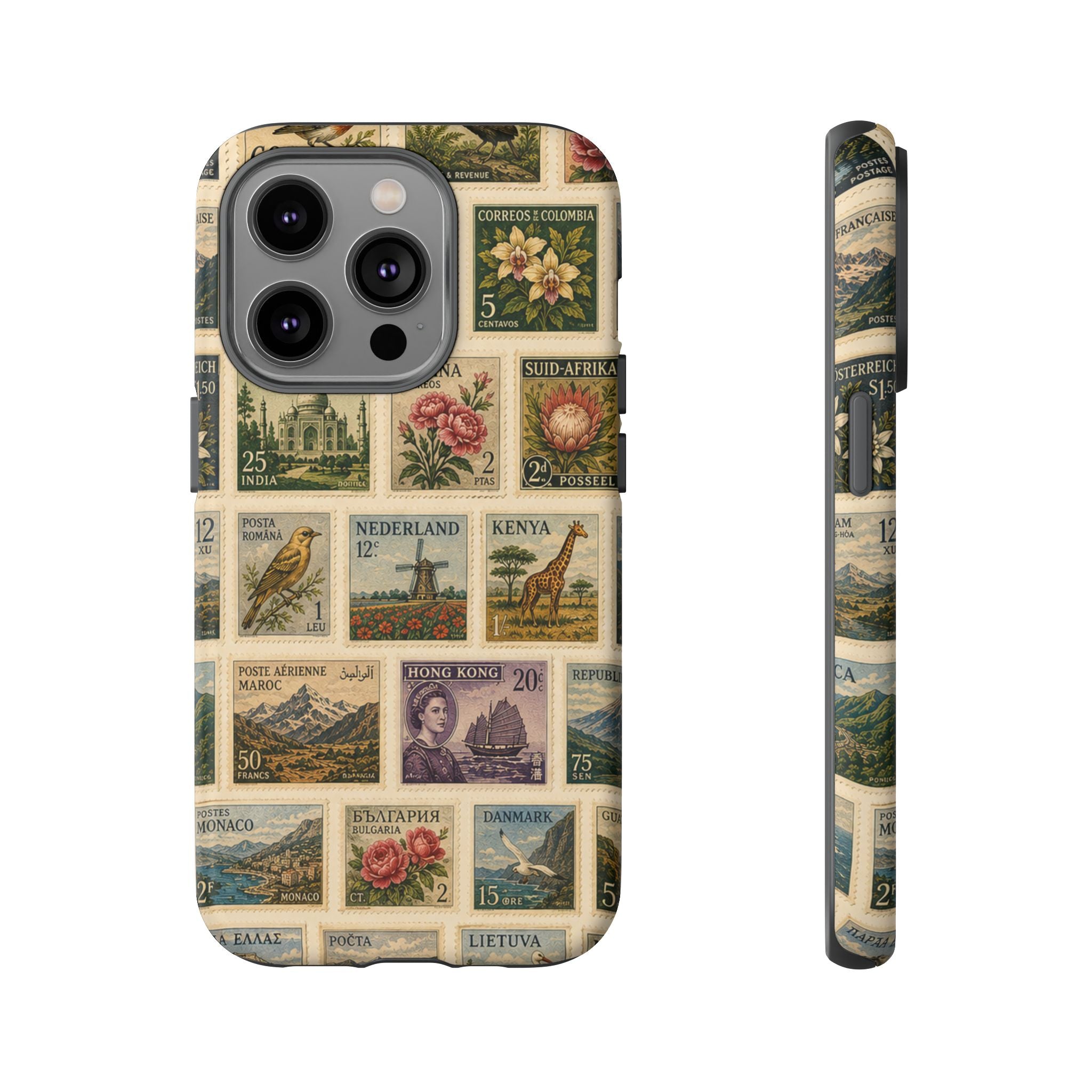 Vintage Postage Stamp Phone Case | Multiple Types
