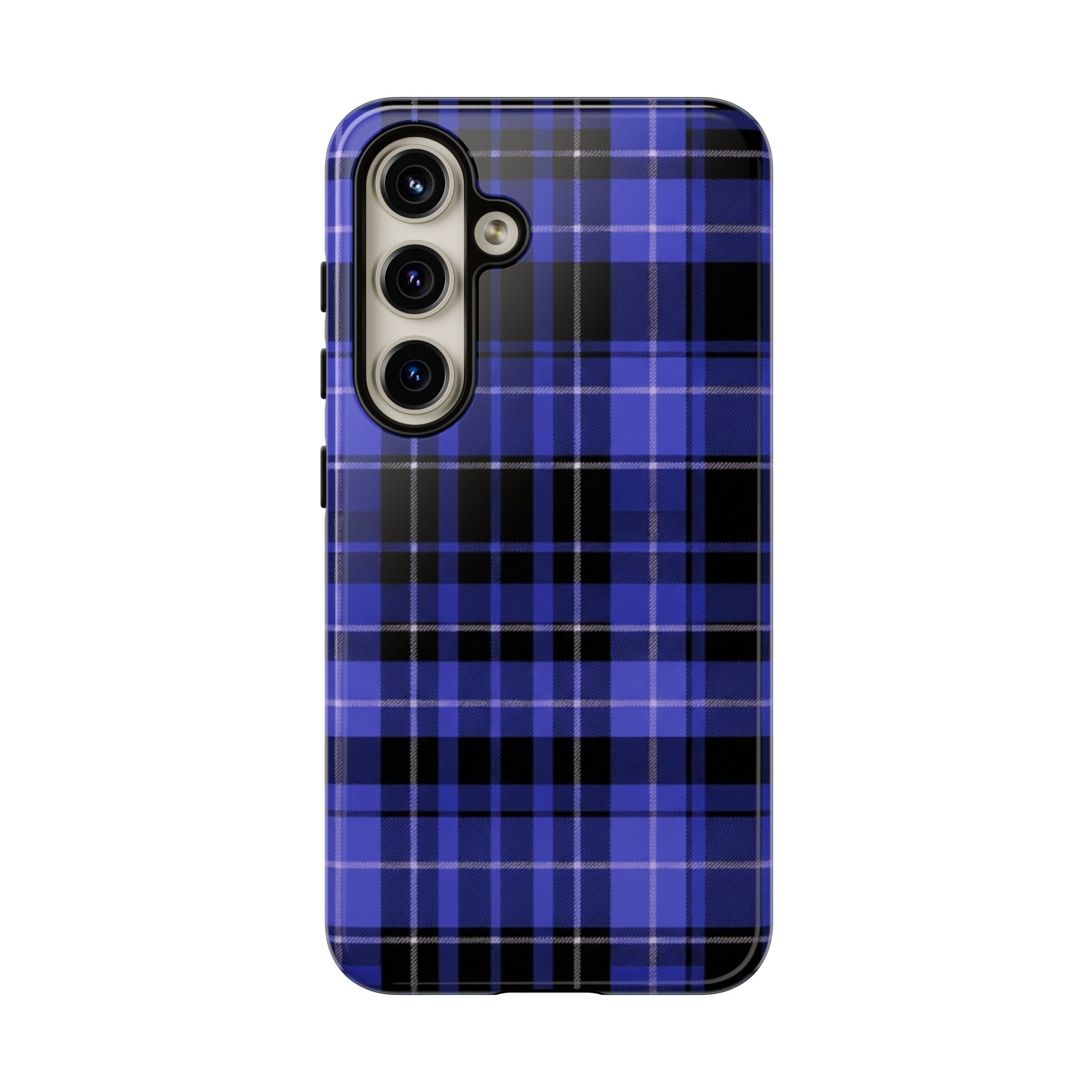 Blue Buffalo Plaid Tough Case — Blue Plaid Protective Phone Case