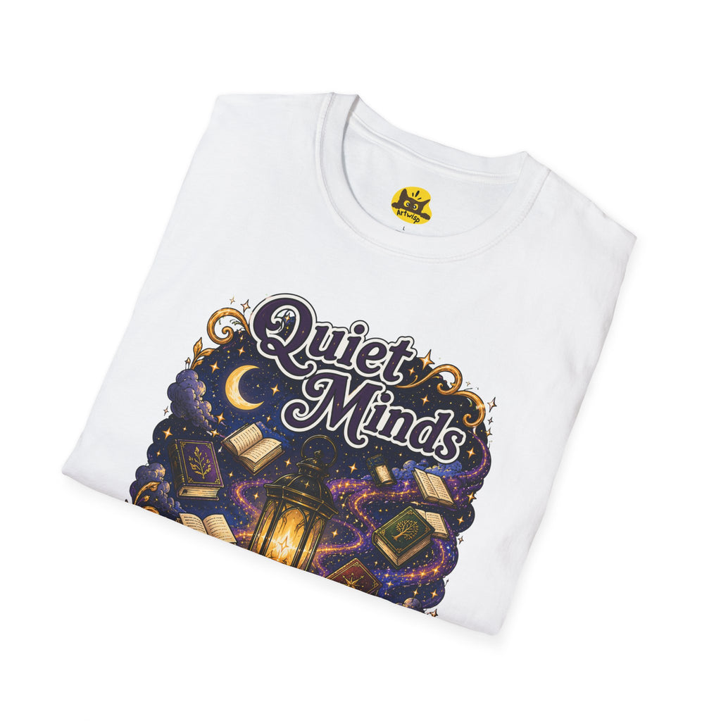 Quiet Minds T-Shirt — Wander Far Bookish Graphic Tee