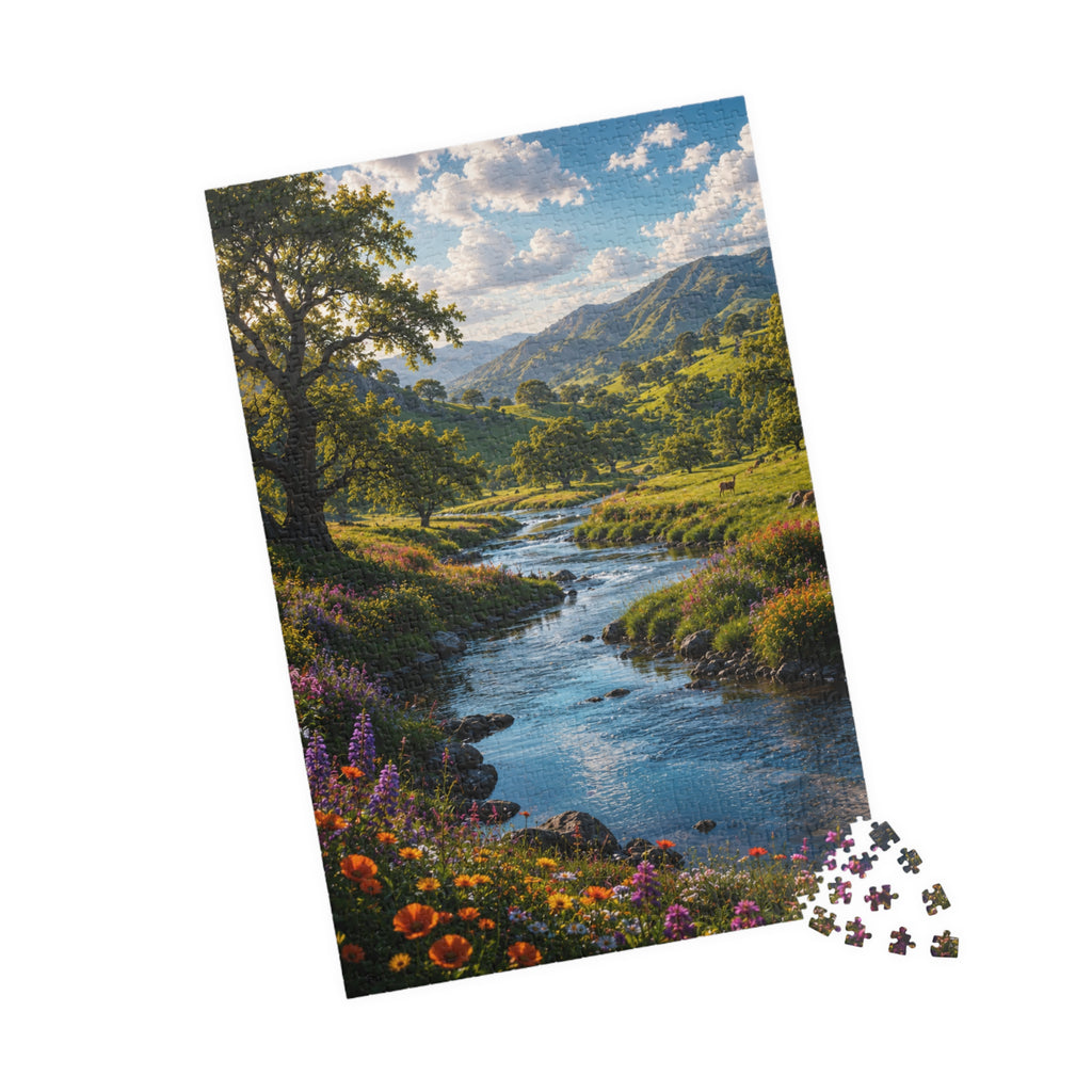 Scenic River Valley Jigsaw Puzzle — 110-1014 pcs Nature Puzzle