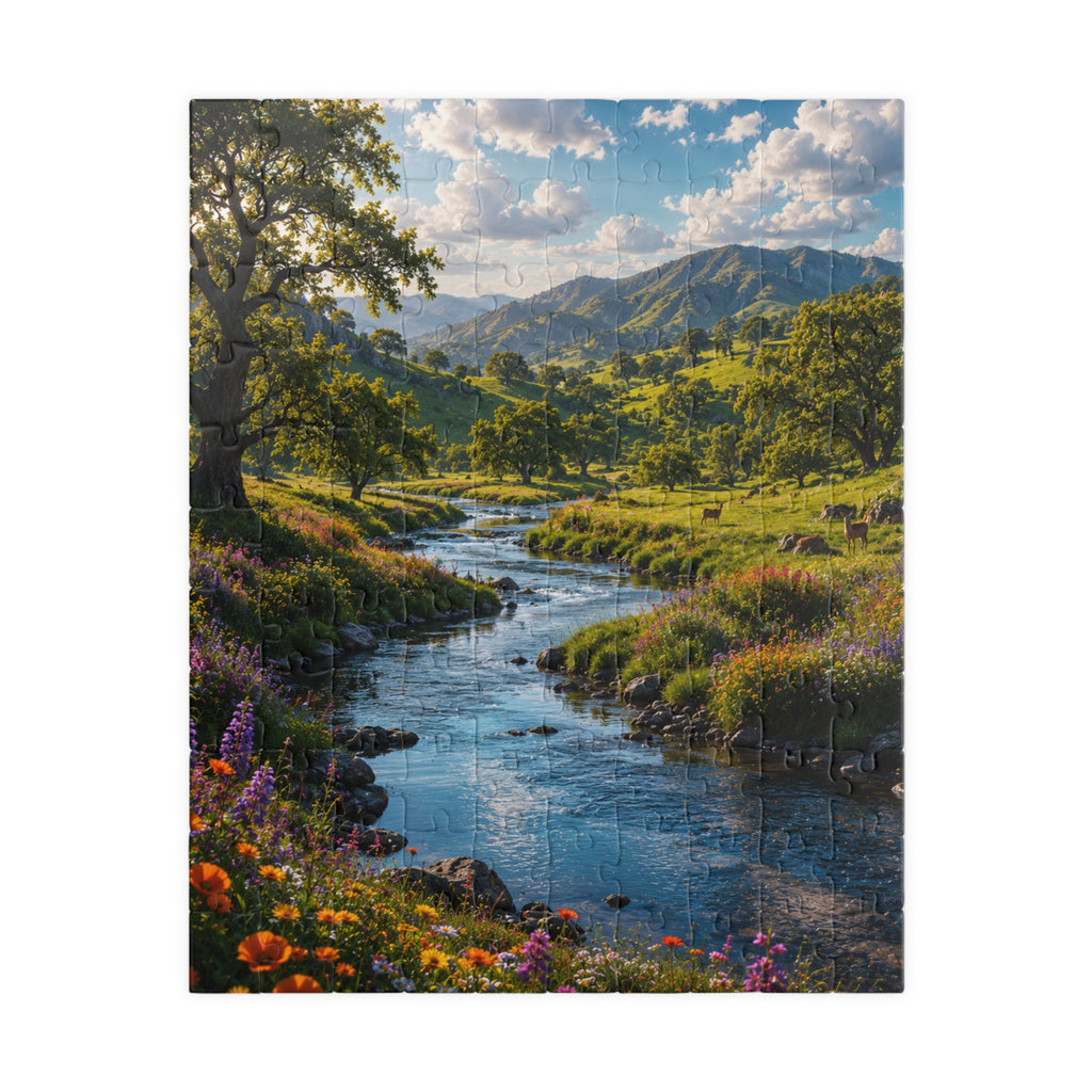 Scenic River Valley Jigsaw Puzzle — 110-1014 pcs Nature Puzzle