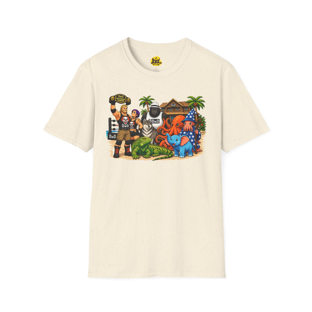 Funny T-Shirt — Wild Wrestling Mascot Crew Gift Tee