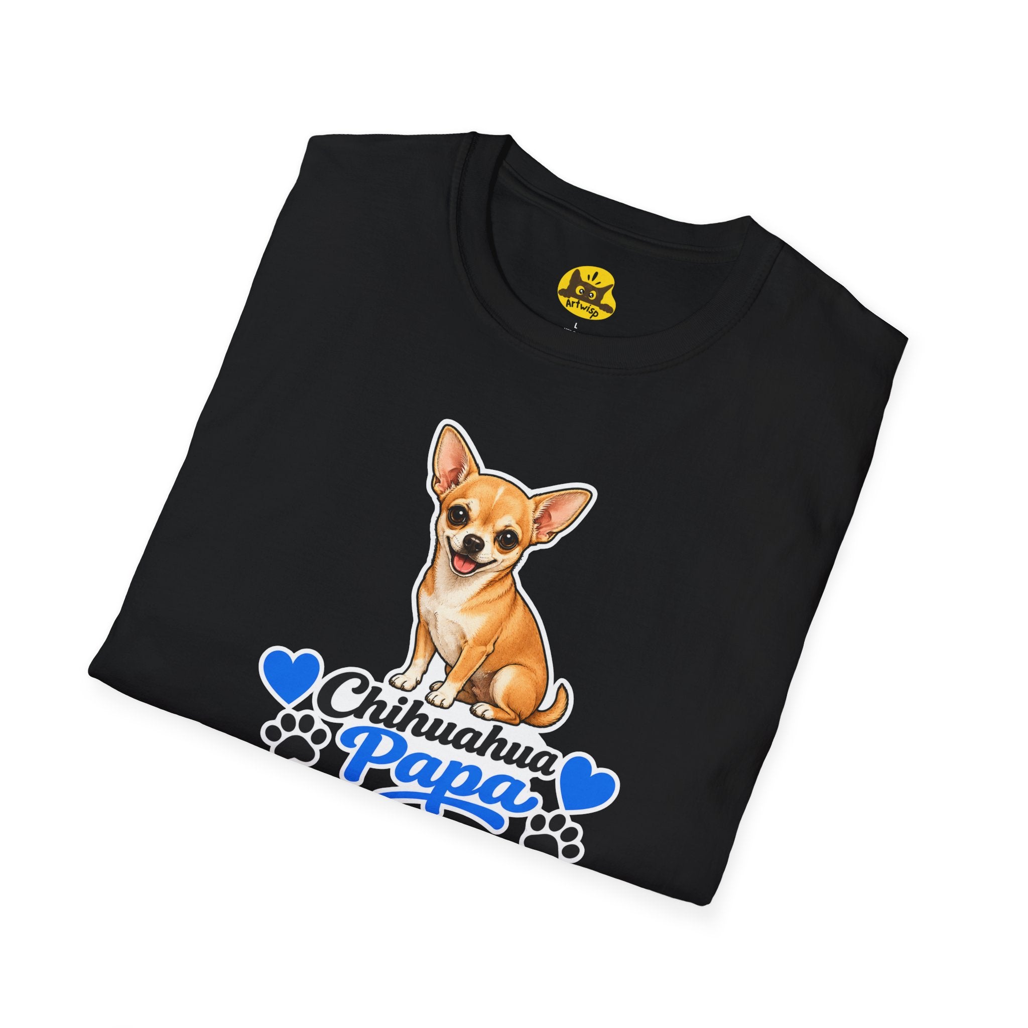Chihuahua Papa T-Shirt — Cute Dog Dad Graphic Tee