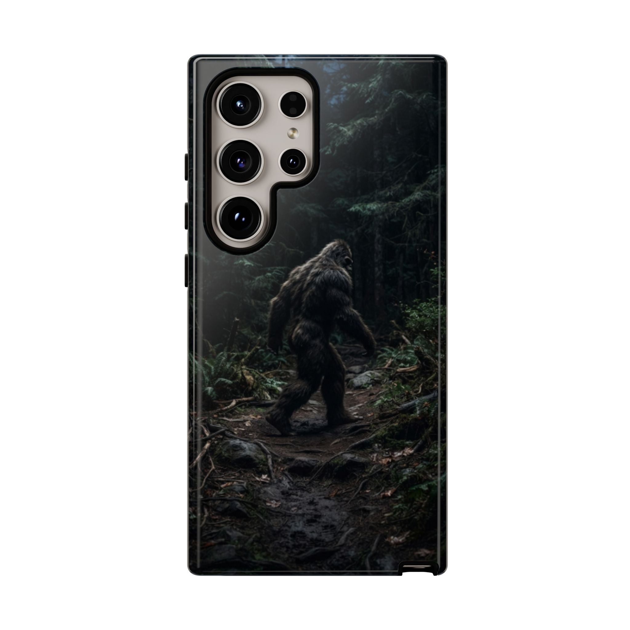 Bigfoot Forest Phone Case — Sasquatch Woodland Protective Cover