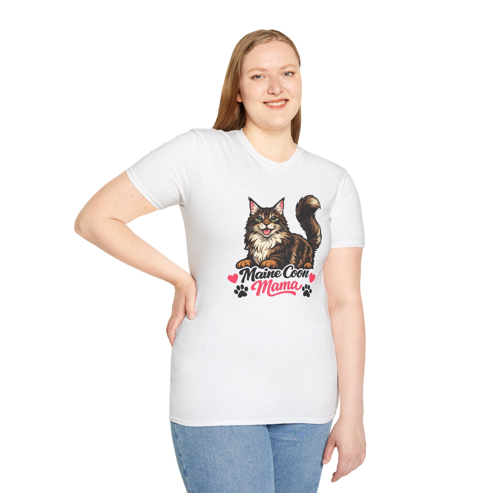 Maine Coon Mama T-Shirt — Cute Cat Tee for Cat Moms