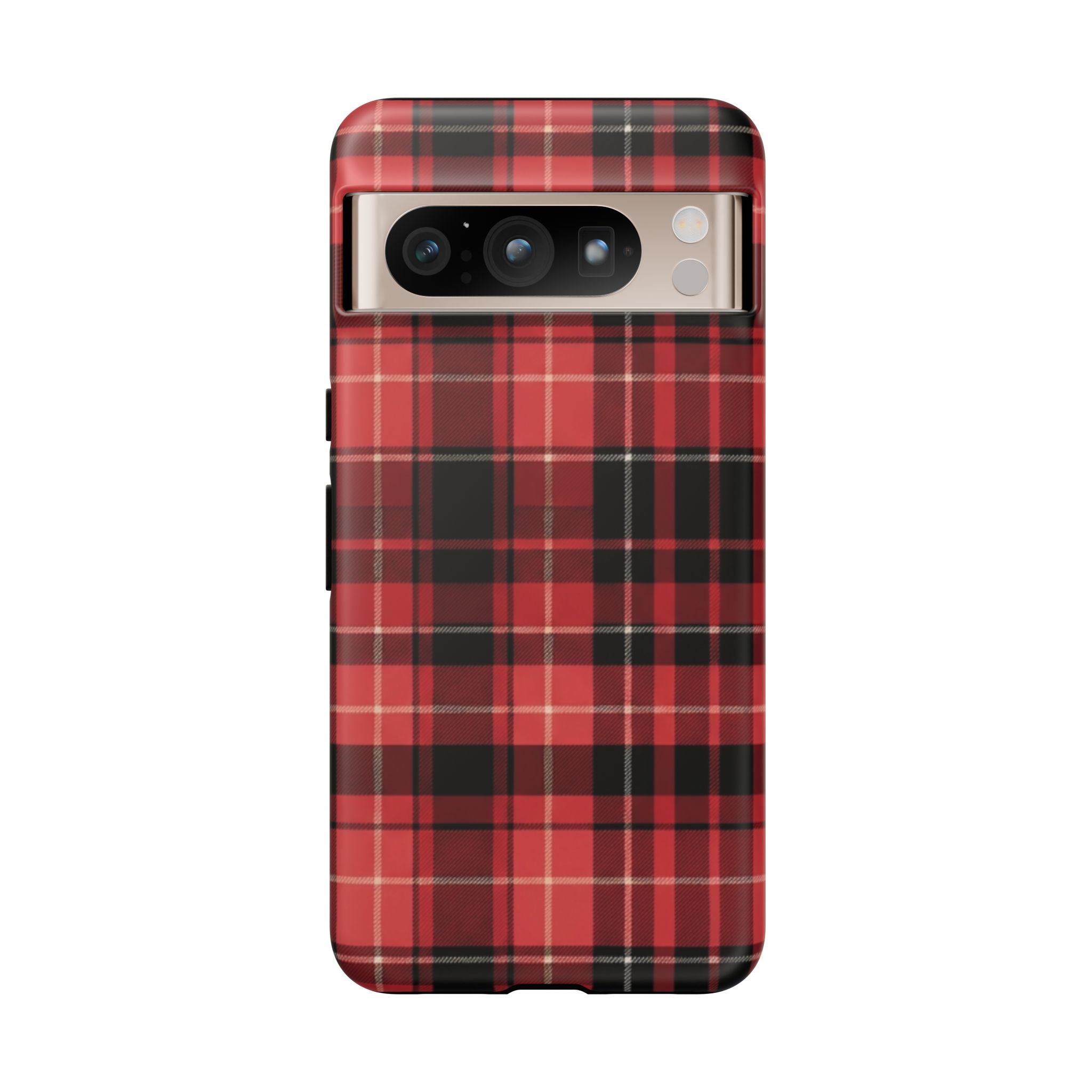 Red Black Buffalo Plaid Tough Phone Case