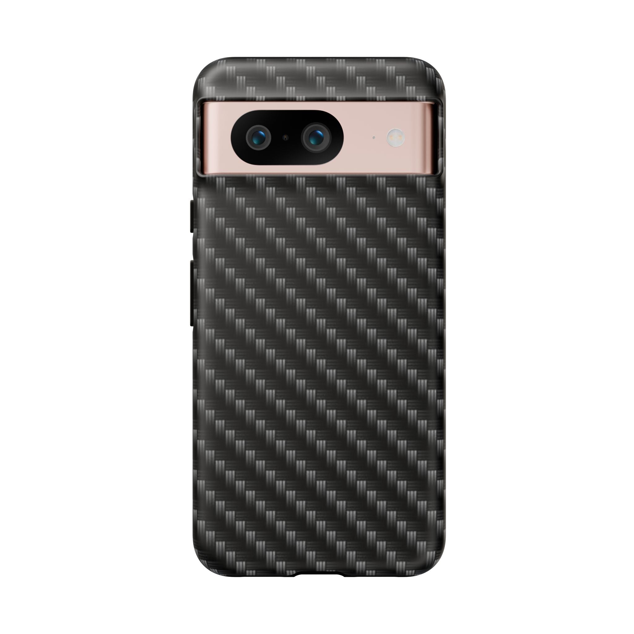Carbon Fiber Pattern Tough Phone Case - Slim Protective Phone Cover