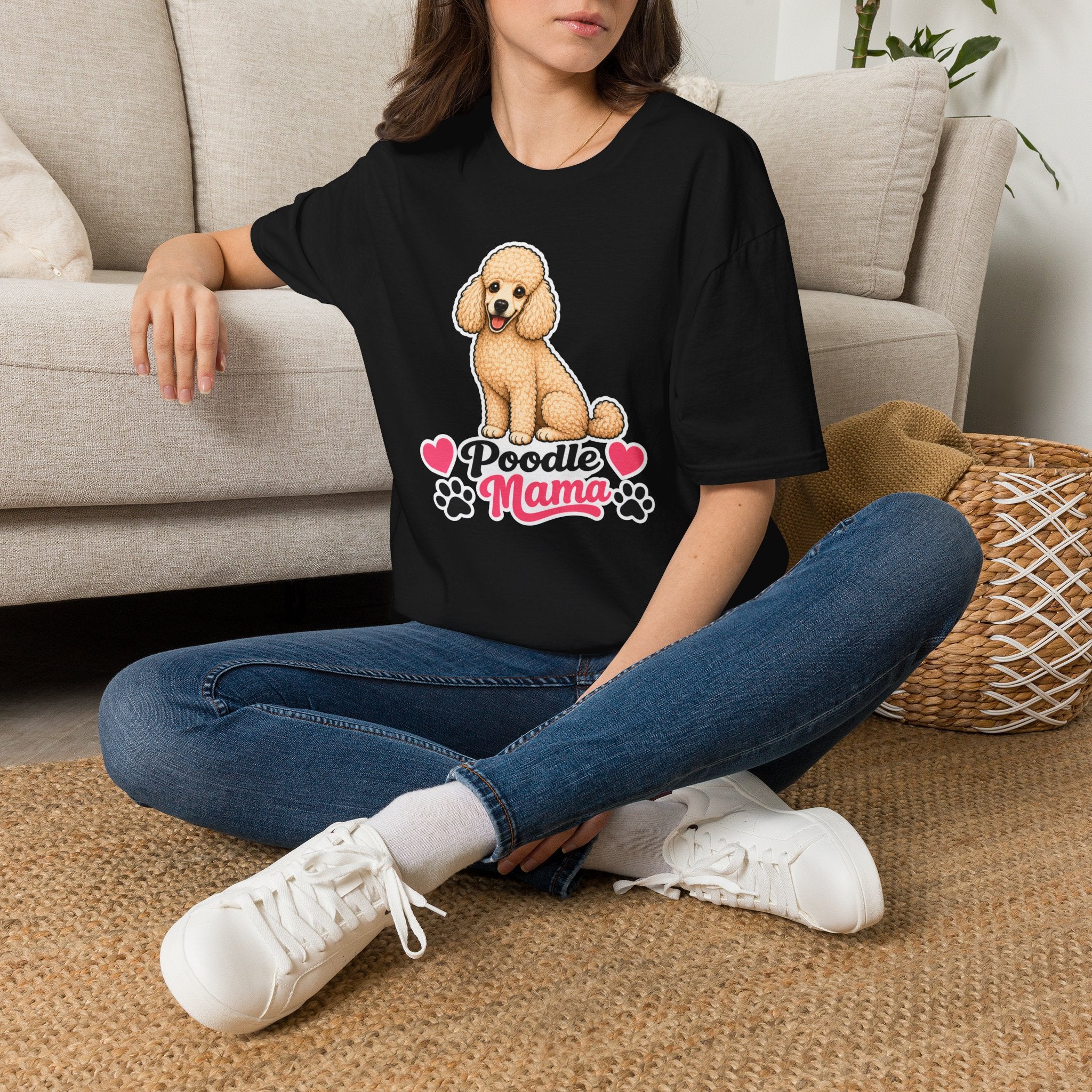 Poodle Mama T-Shirt — Cute Poodle Dog Tee for Dog Lovers