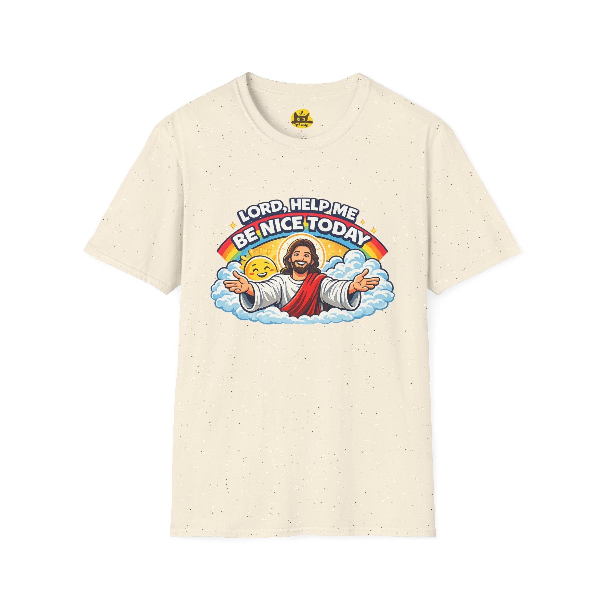Lord Help Me Be Nice Today T-Shirt — Funny Jesus Christian Tee