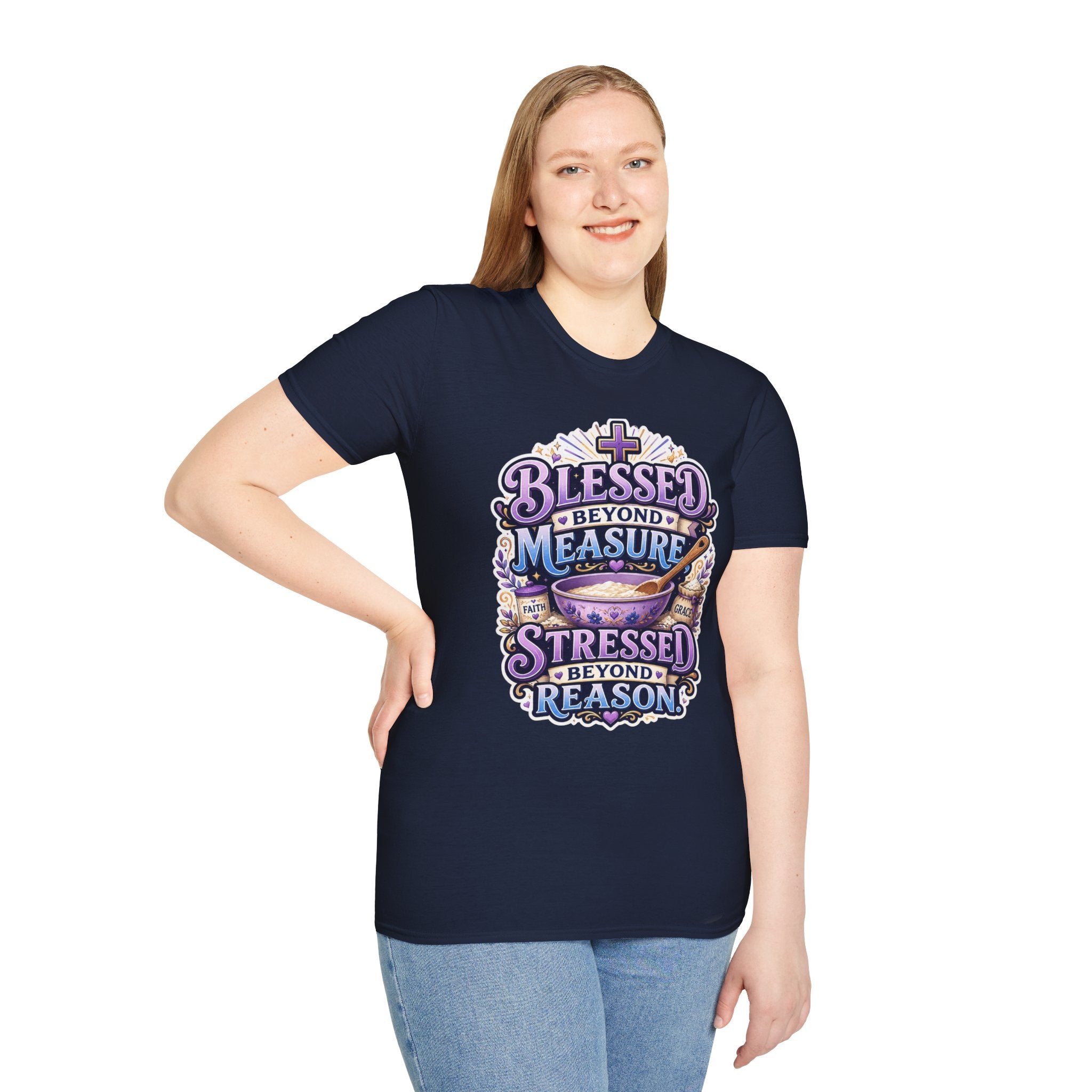 Blessed Beyond Measure T-Shirt — Faith-Inspired Christian Graphic Tee