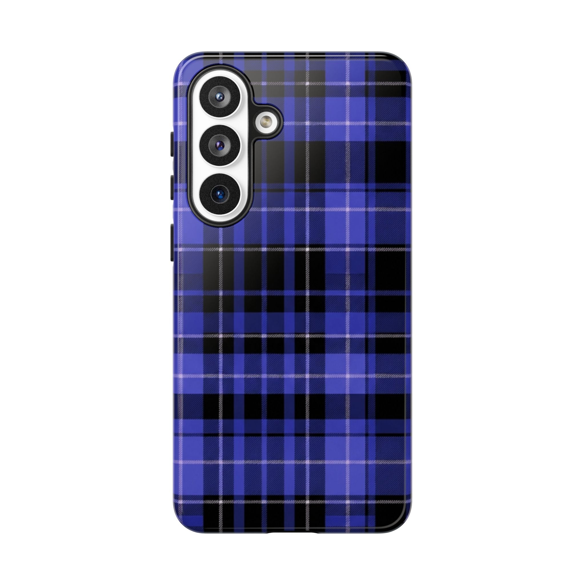 Blue Buffalo Plaid Tough Case — Blue Plaid Protective Phone Case