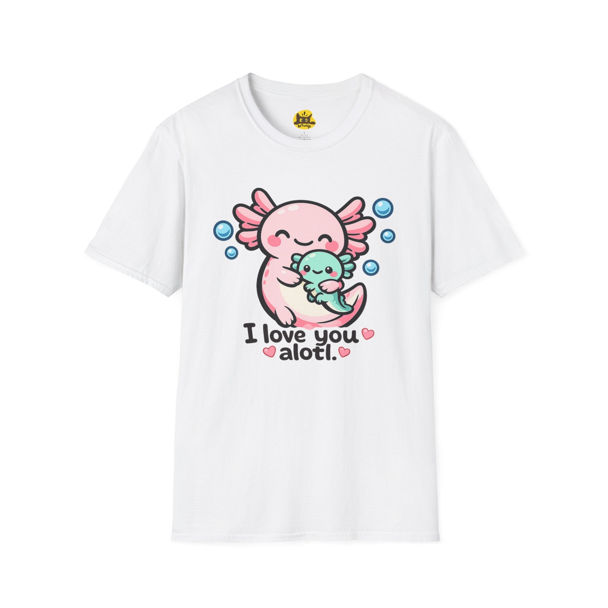 "I love you a lotl" Cute Axolotl Family Tee