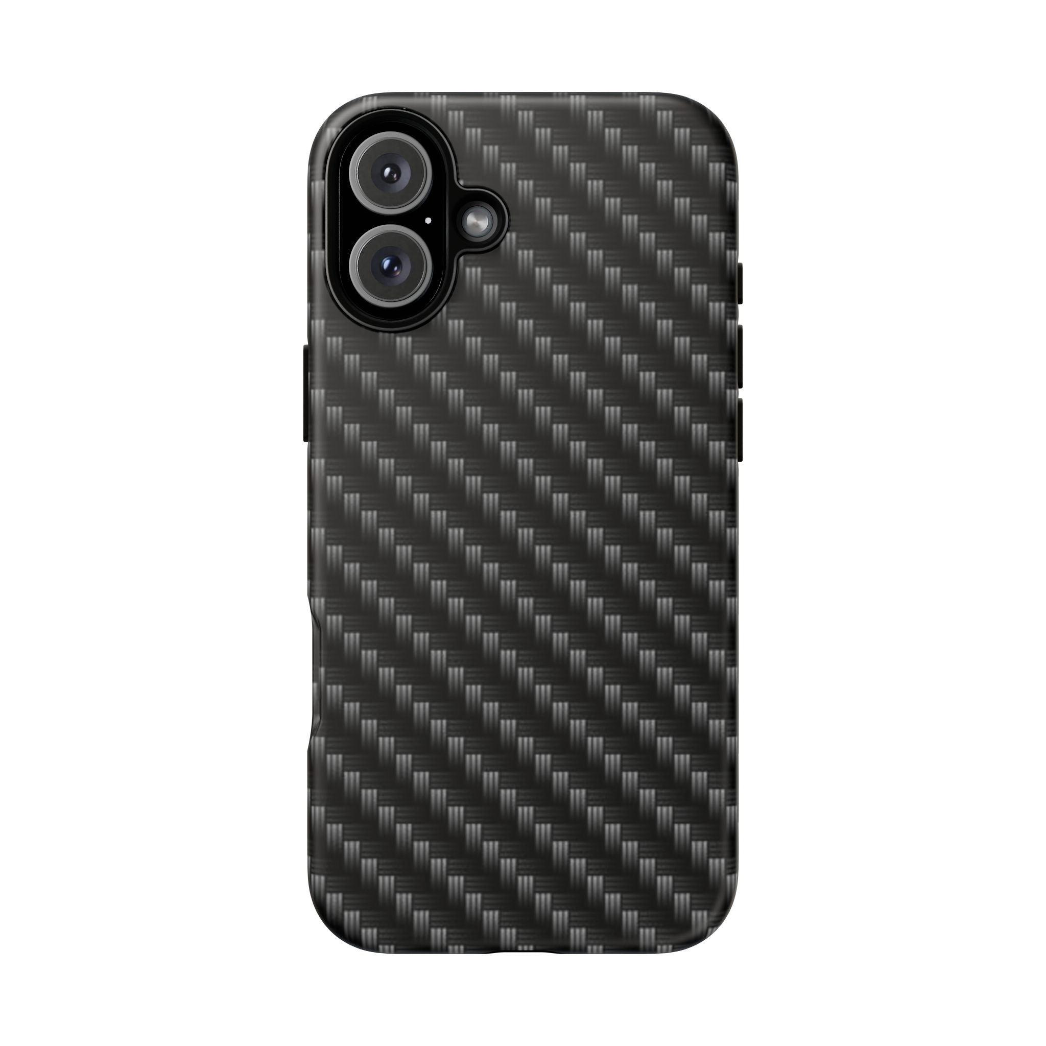 Carbon Fiber Pattern Tough Phone Case - Slim Protective Phone Cover