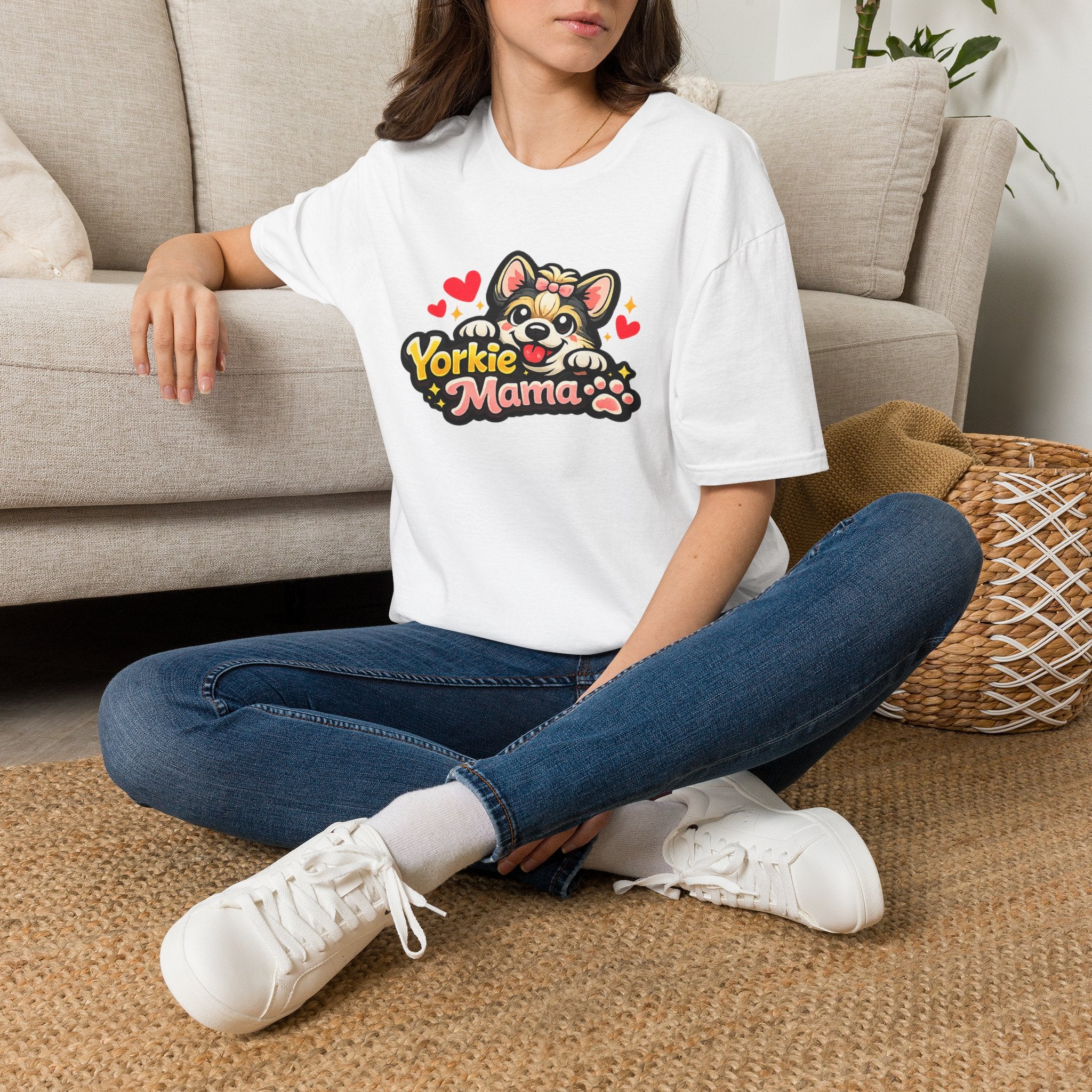 Yorkie Mama T-Shirt — Cute Yorkshire Terrier Mom Tee
