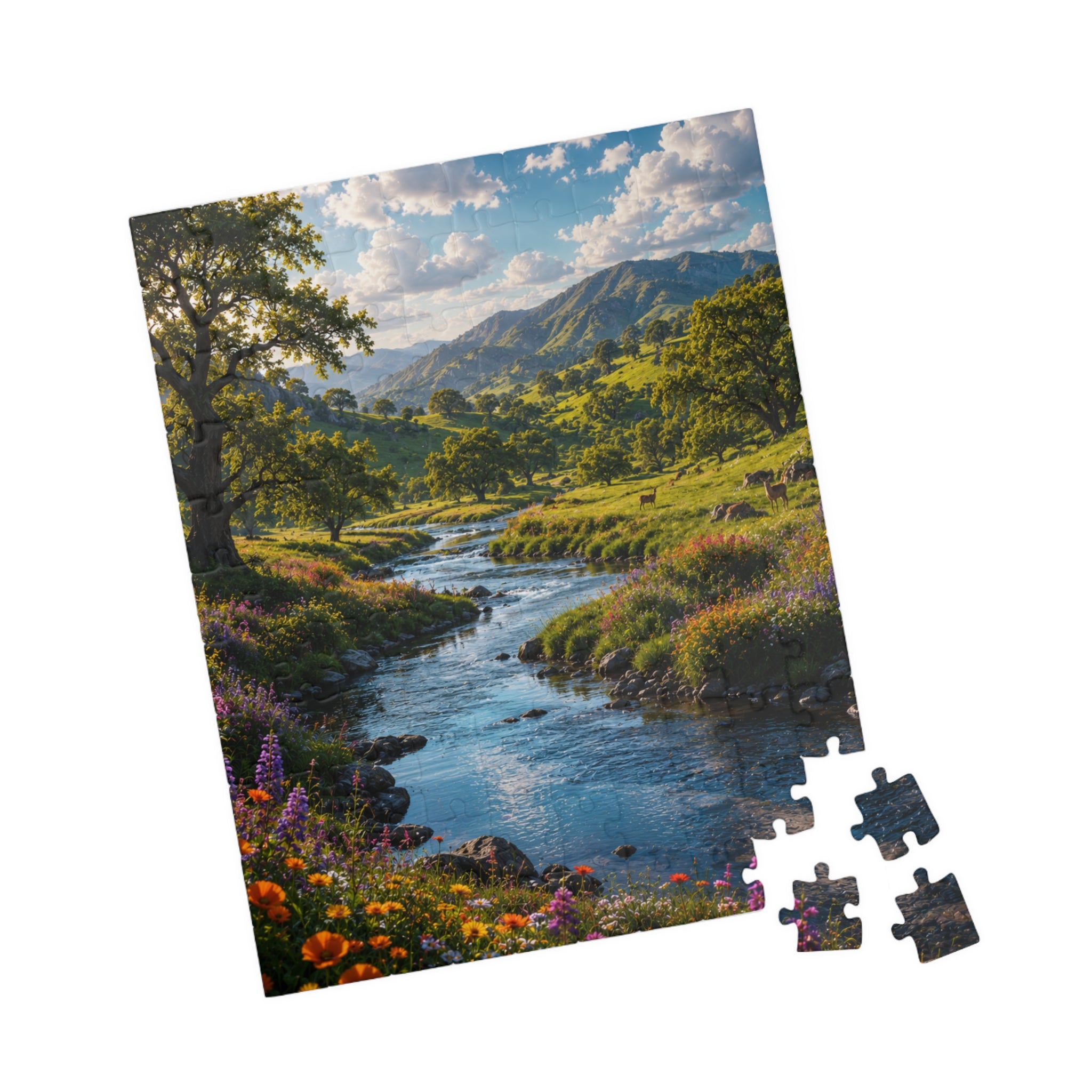 Scenic River Valley Jigsaw Puzzle — 110-1014 pcs Nature Puzzle
