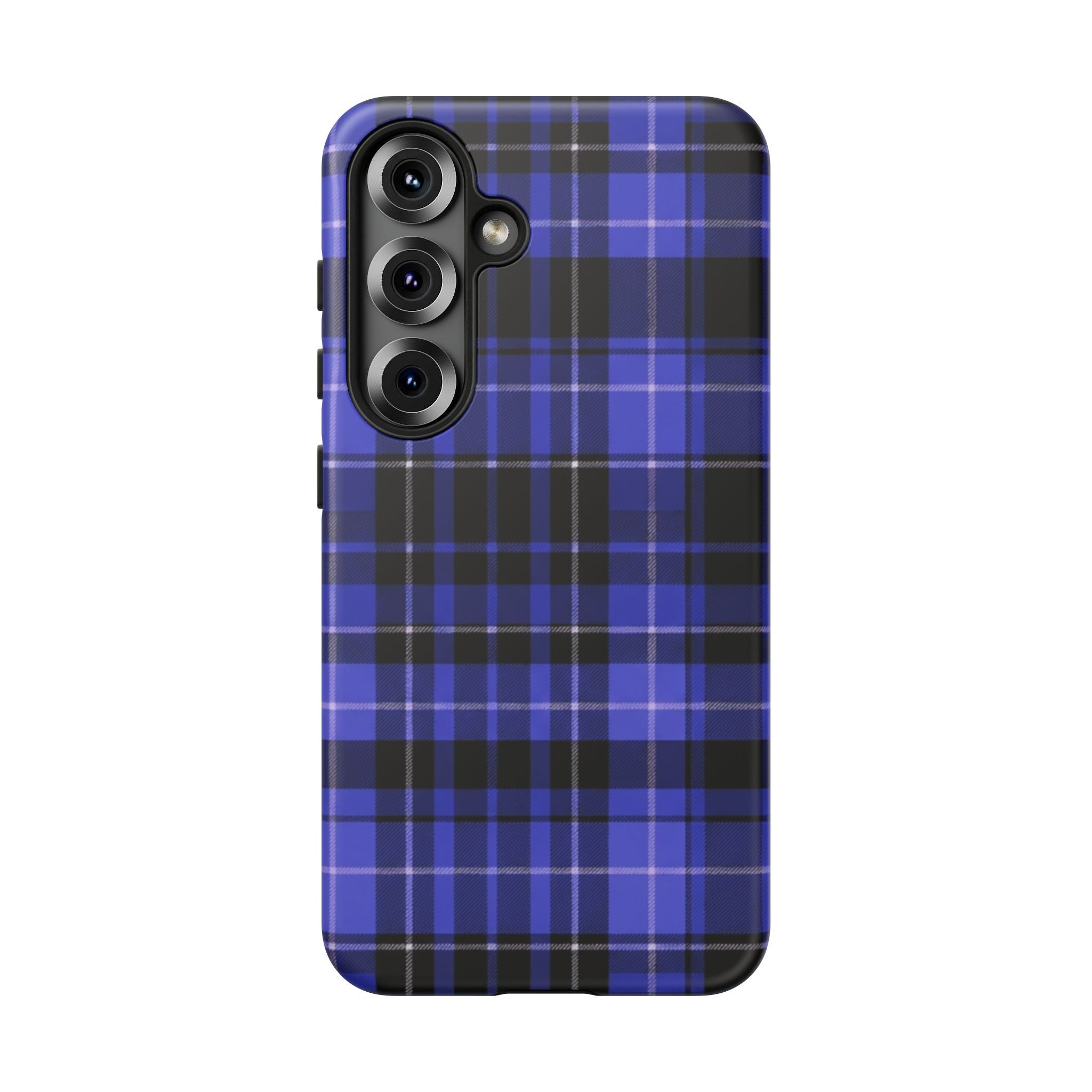 Blue Buffalo Plaid Tough Case — Blue Plaid Protective Phone Case