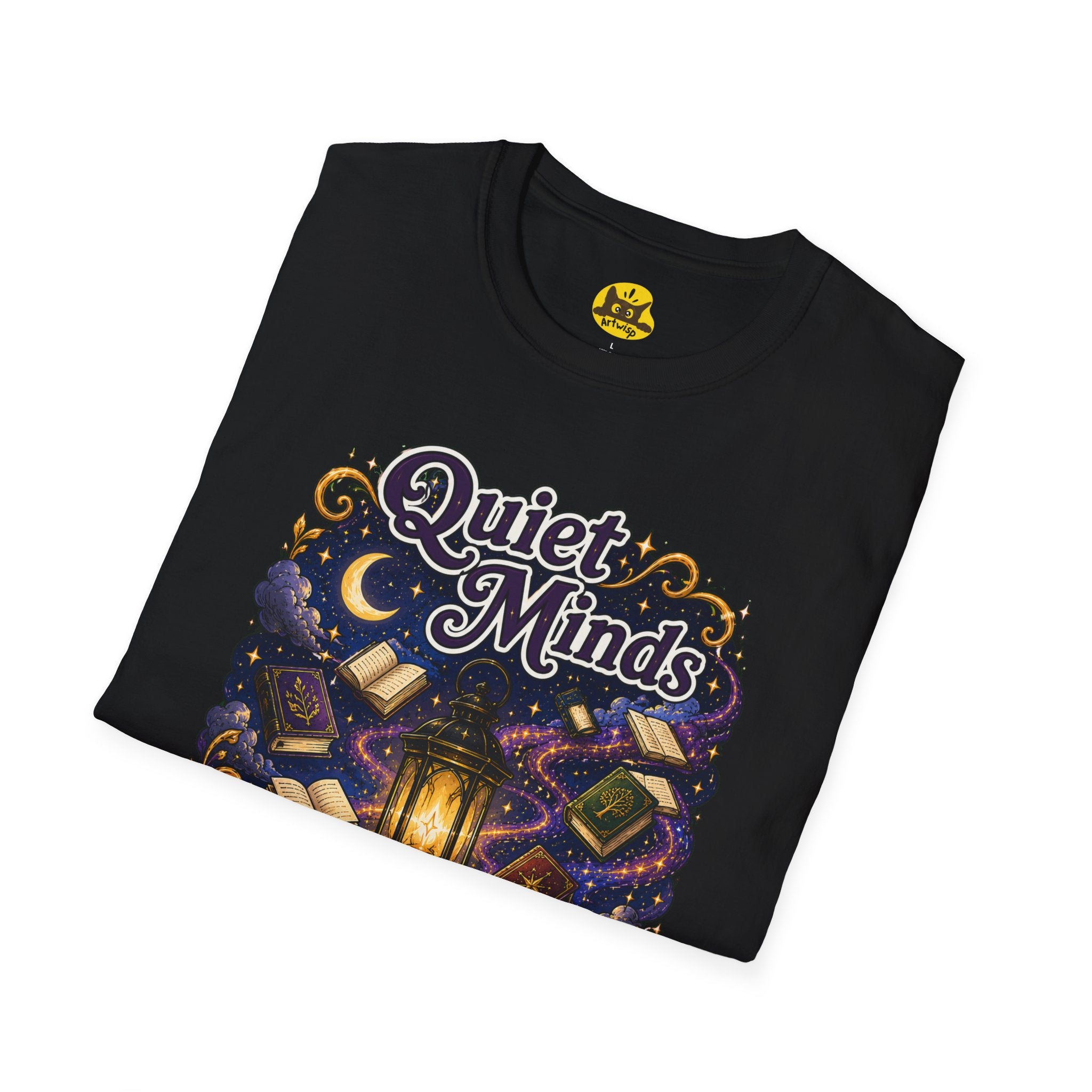 Quiet Minds T-Shirt — Wander Far Bookish Graphic Tee