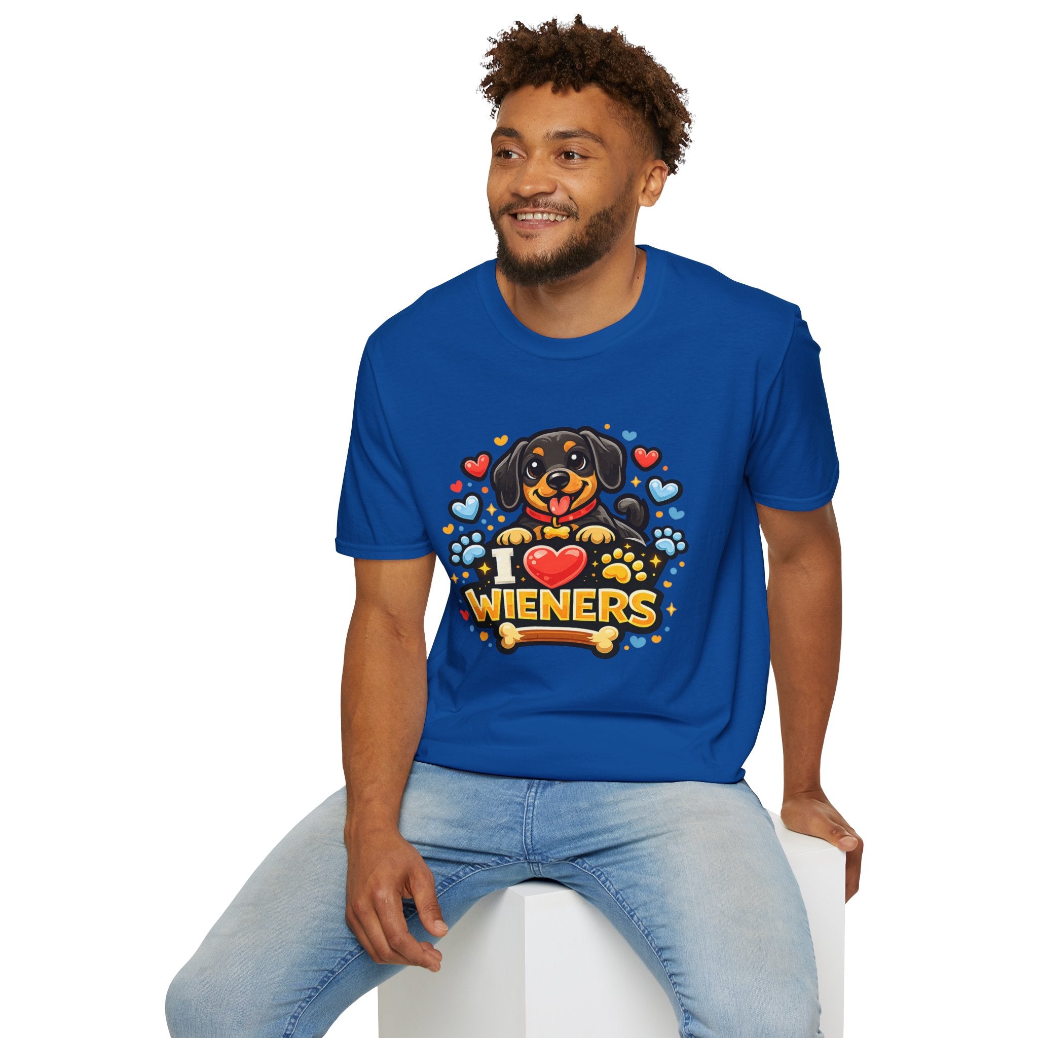 I Heart Wieners T-Shirt — Cute Dachshund Dog Lover Tee