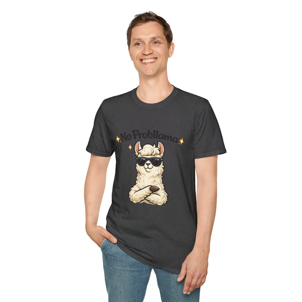 No Probllama T-Shirt — Funny Llama Graphic Tee