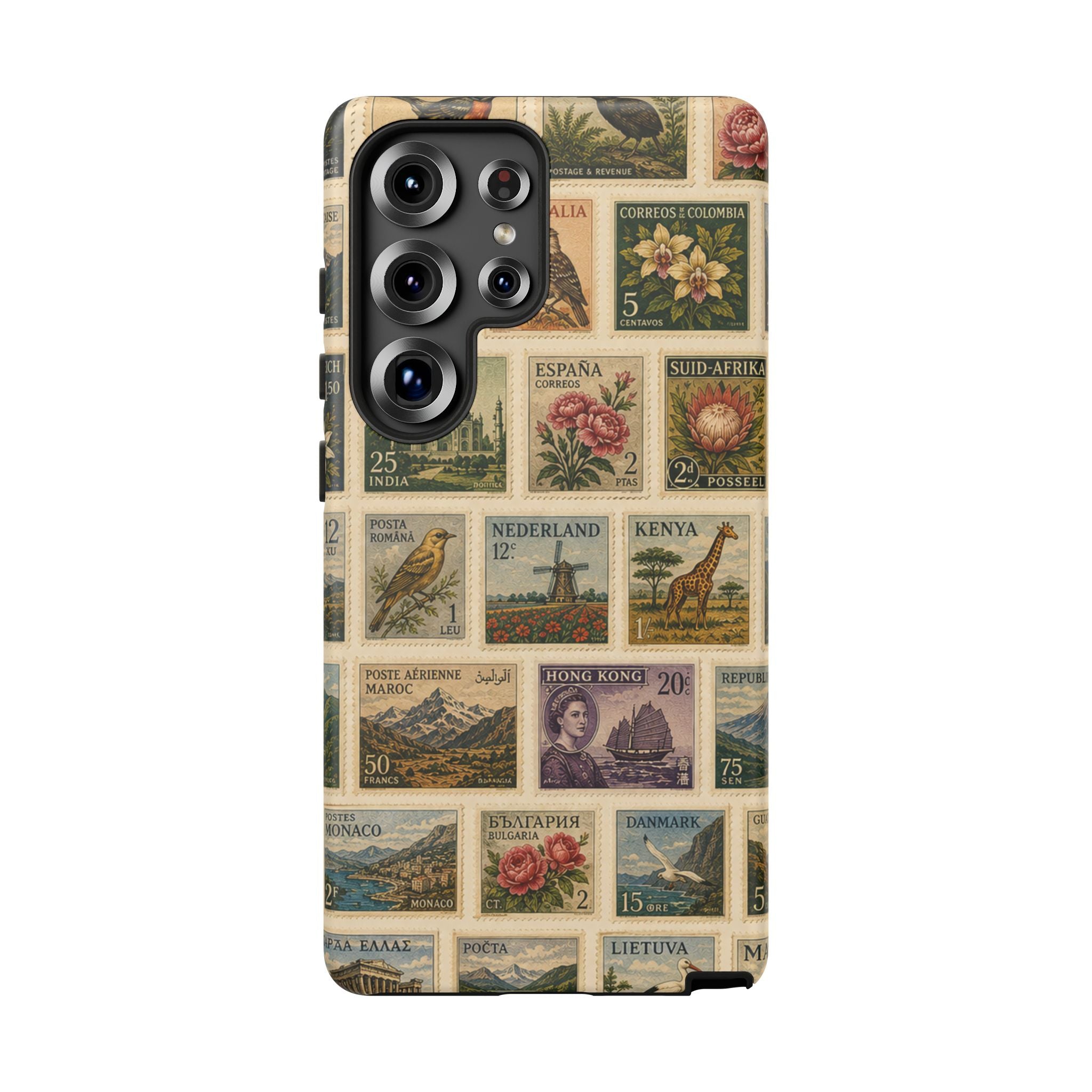 Vintage Postage Stamp Phone Case | Multiple Types