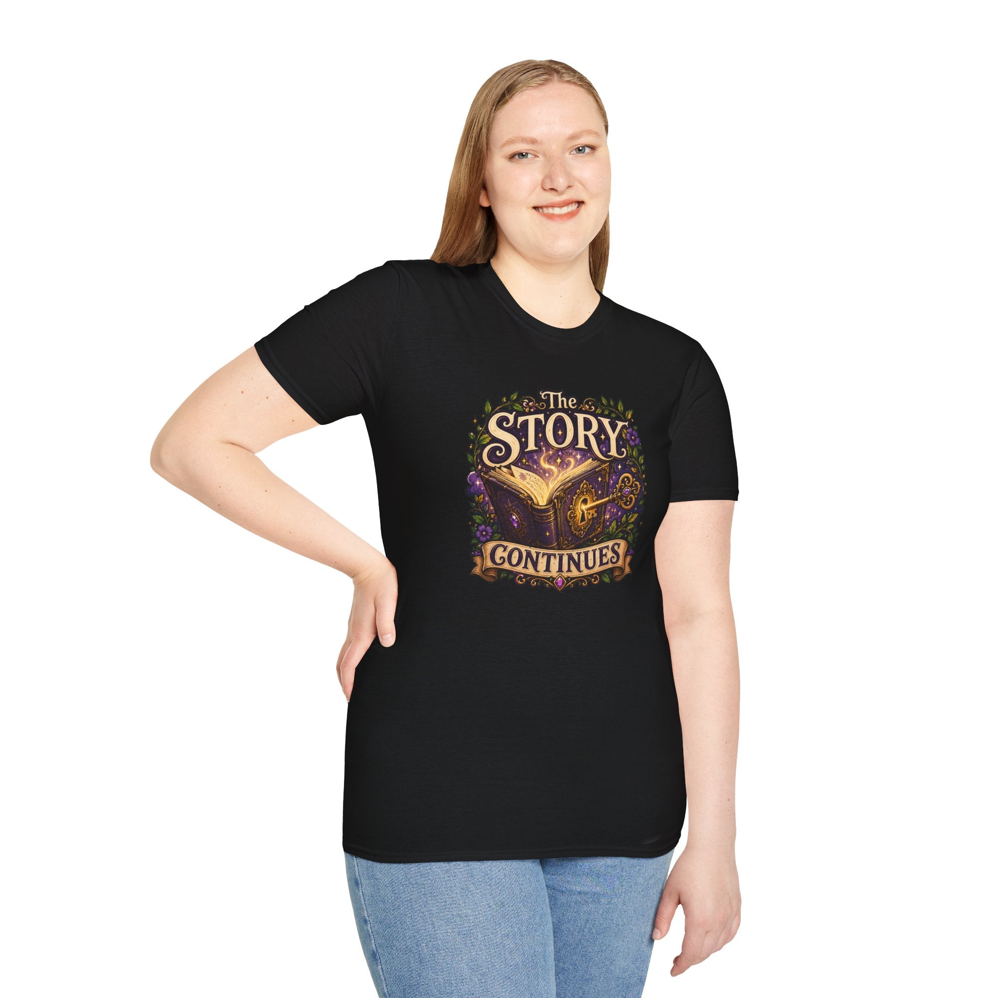 The Story Continues T-Shirt — Fantasy Book Lover Tee