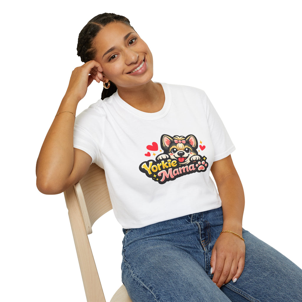 Yorkie Mama T-Shirt — Cute Yorkshire Terrier Mom Tee