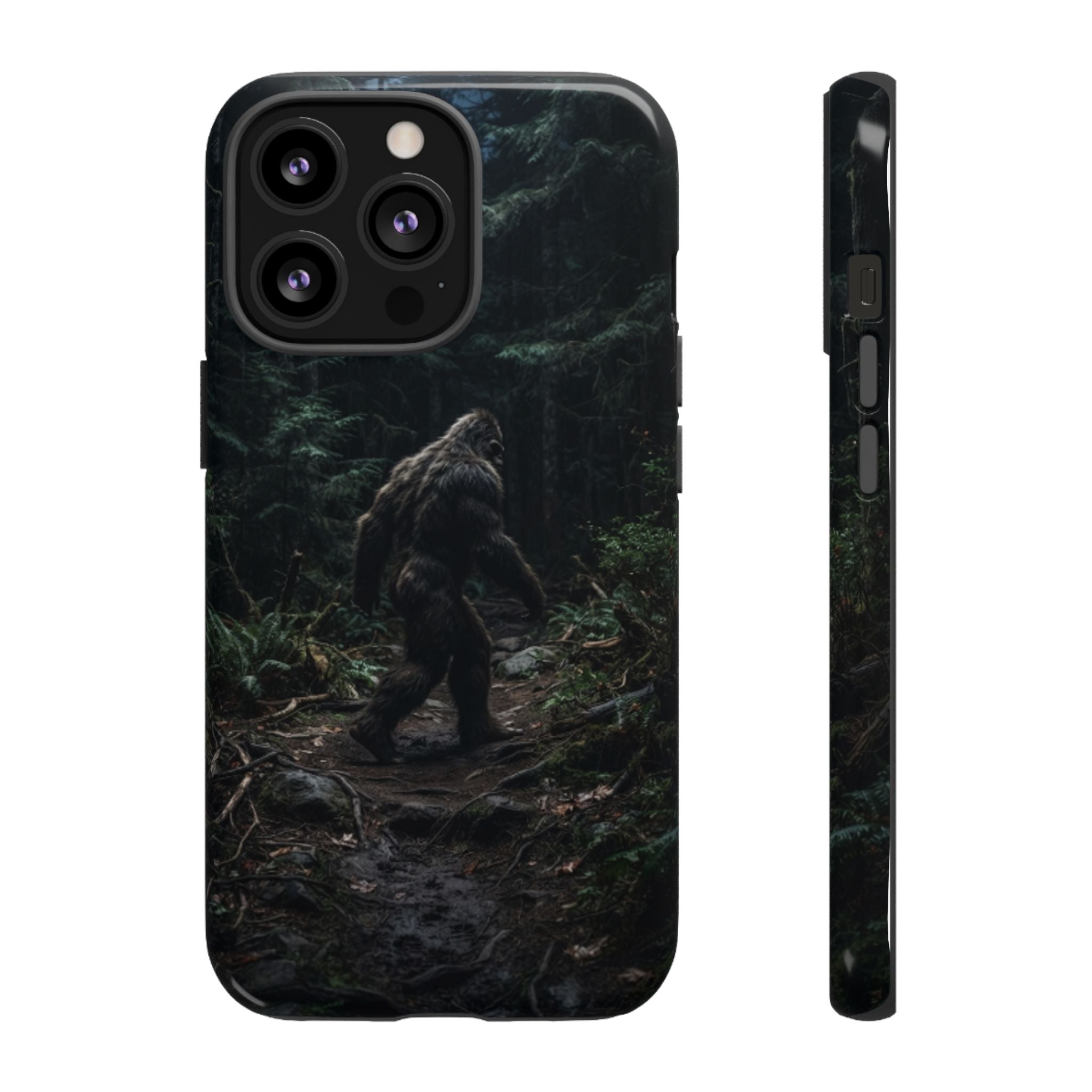 Bigfoot Forest Phone Case — Sasquatch Woodland Protective Cover