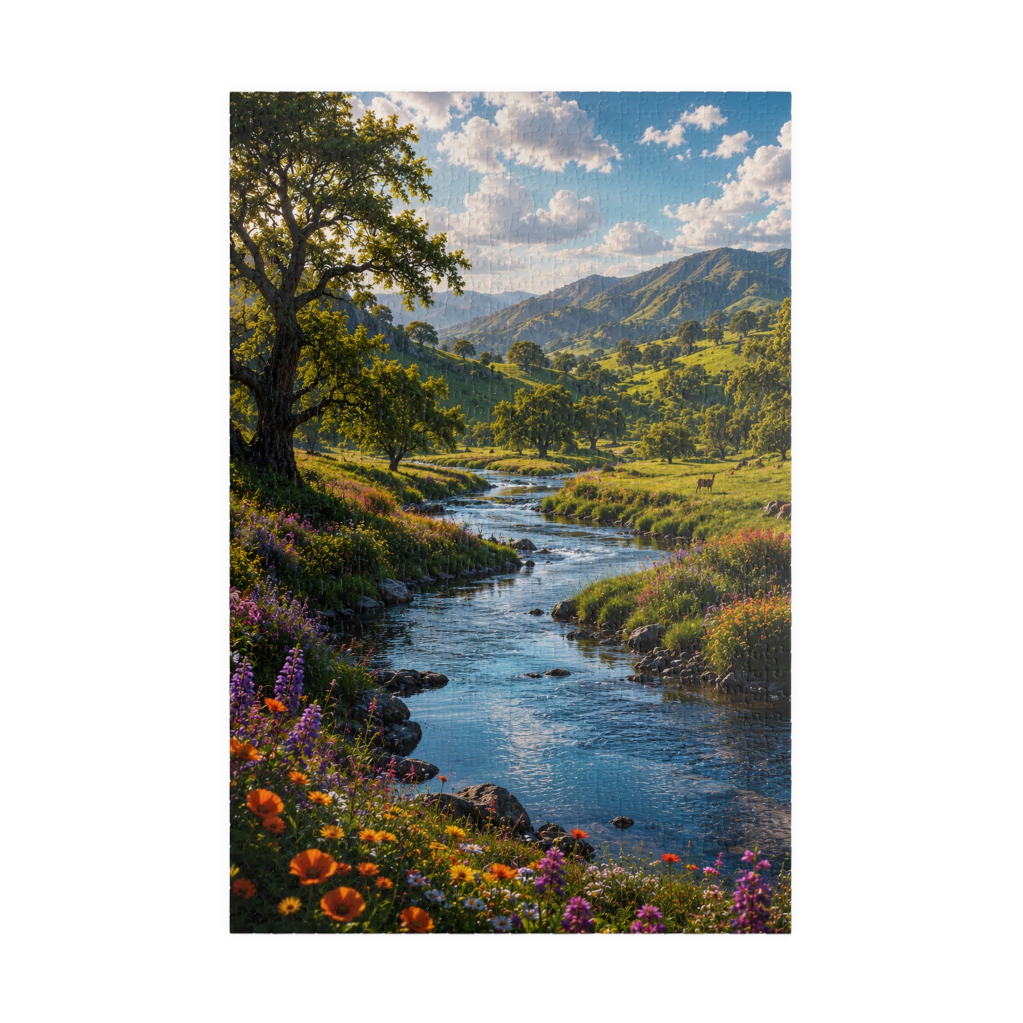 Scenic River Valley Jigsaw Puzzle — 110-1014 pcs Nature Puzzle