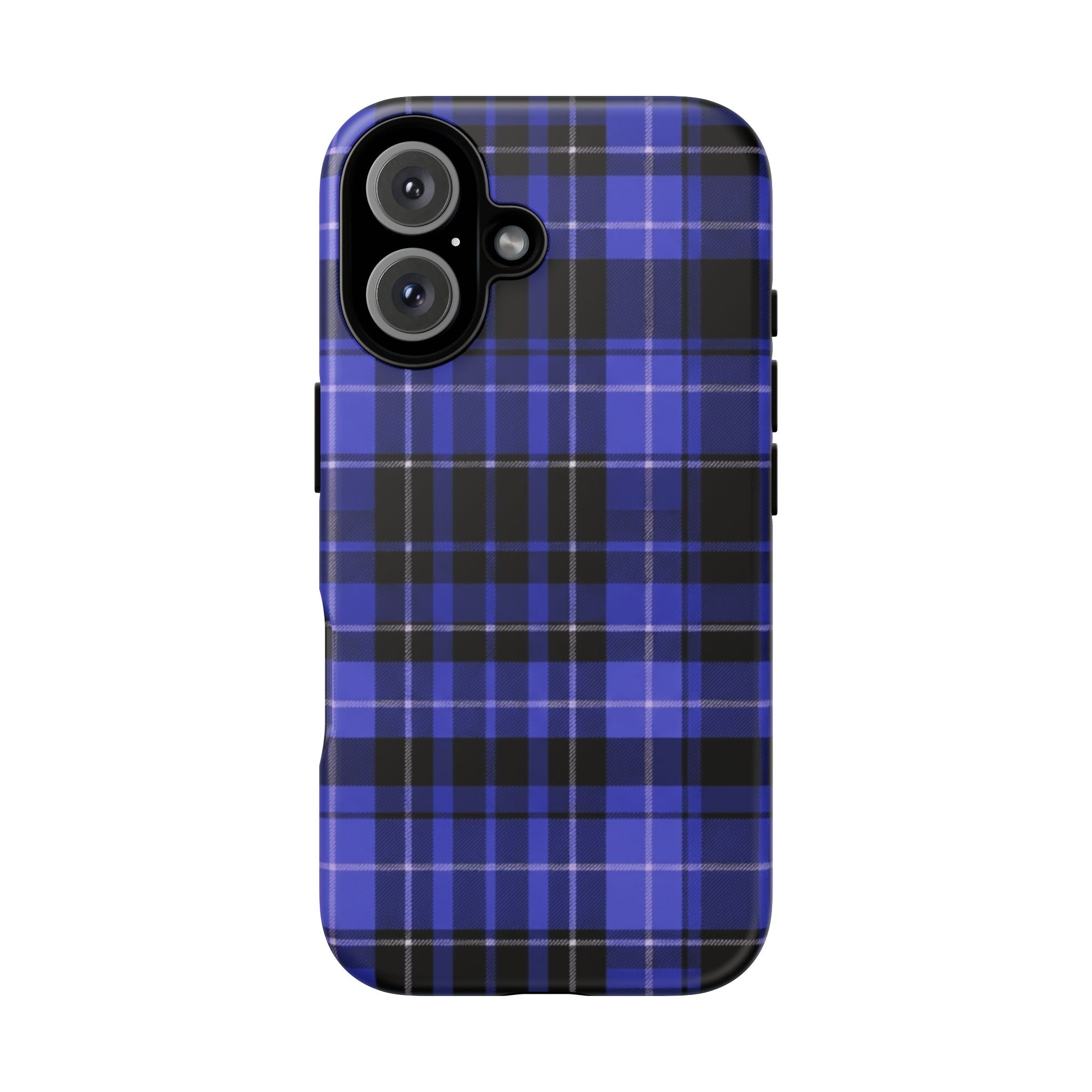 Blue Buffalo Plaid Tough Case — Blue Plaid Protective Phone Case