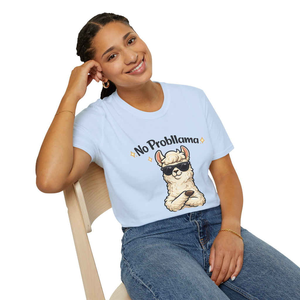 No Probllama T-Shirt — Funny Llama Graphic Tee