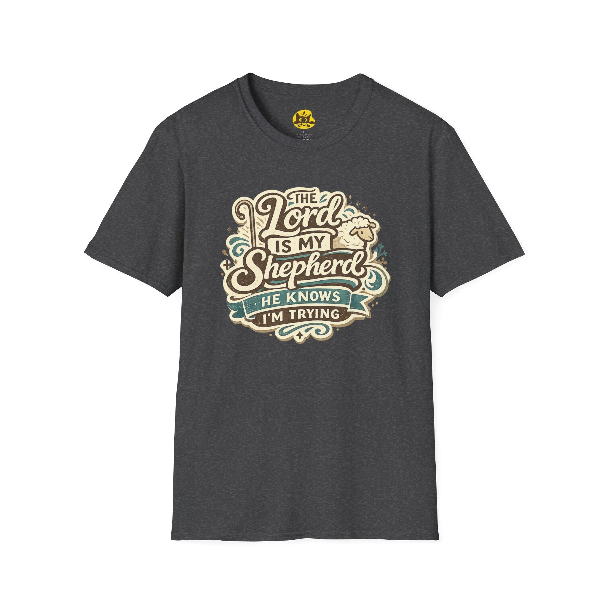 The Lord Is My Shepherd T-Shirt — Christian Faith Inspirational Tee