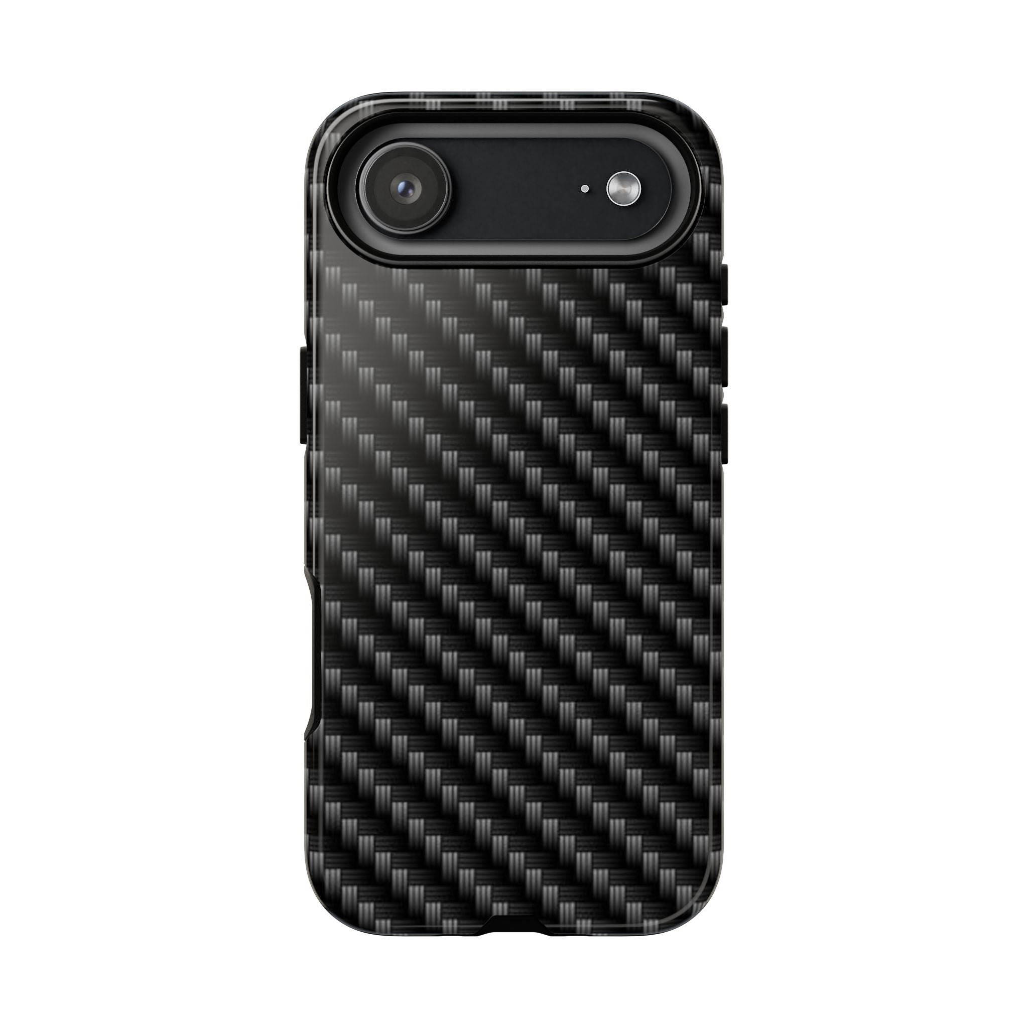 Carbon Fiber Pattern Tough Phone Case - Slim Protective Phone Cover