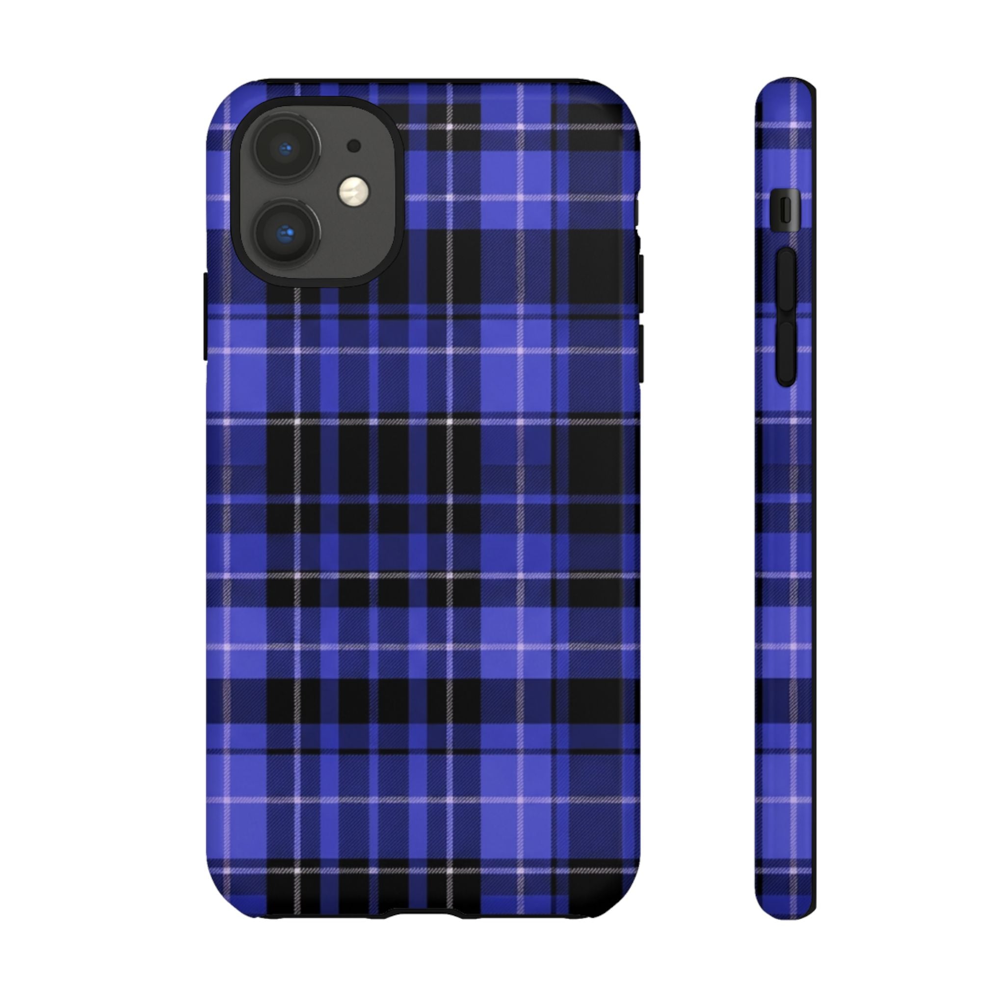 Blue Buffalo Plaid Tough Case — Blue Plaid Protective Phone Case