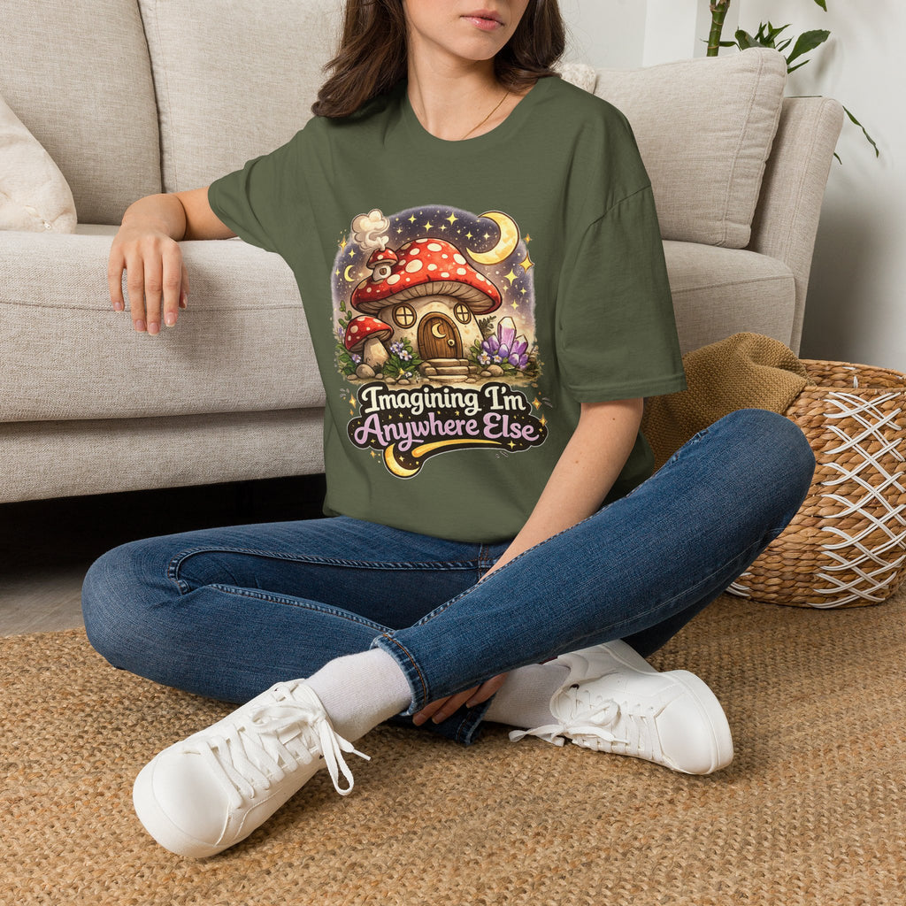 Imagining I'm Anywhere Else | Unisex Softstyle T-Shirt
