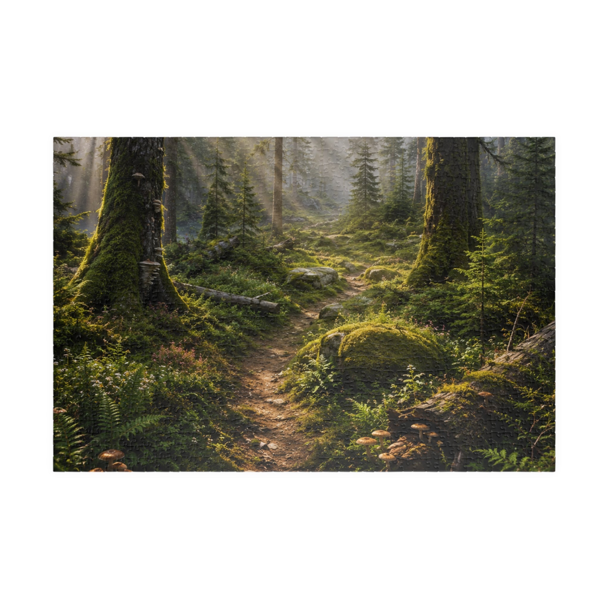Mystic Forest Path Puzzle — Scenic Woodland Jigsaw (110/252/520/1014 pcs)