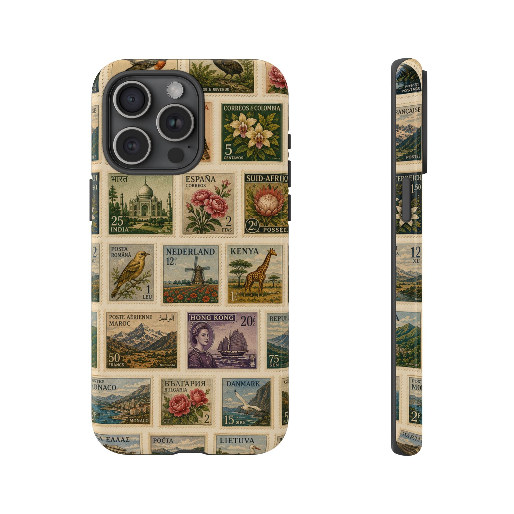 Vintage Postage Stamp Phone Case | Multiple Types