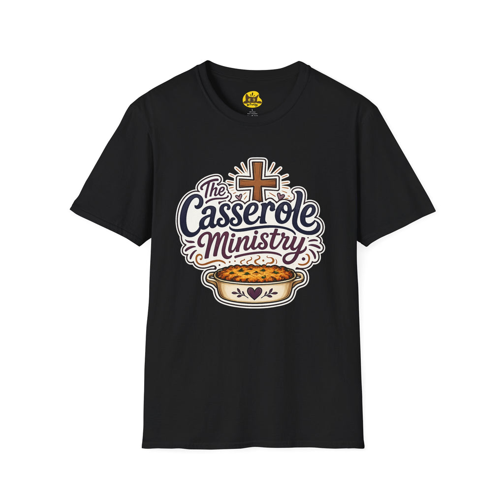 Casserole Ministry T‑Shirt — Faith & Fellowship Church Cooking Crew Tee