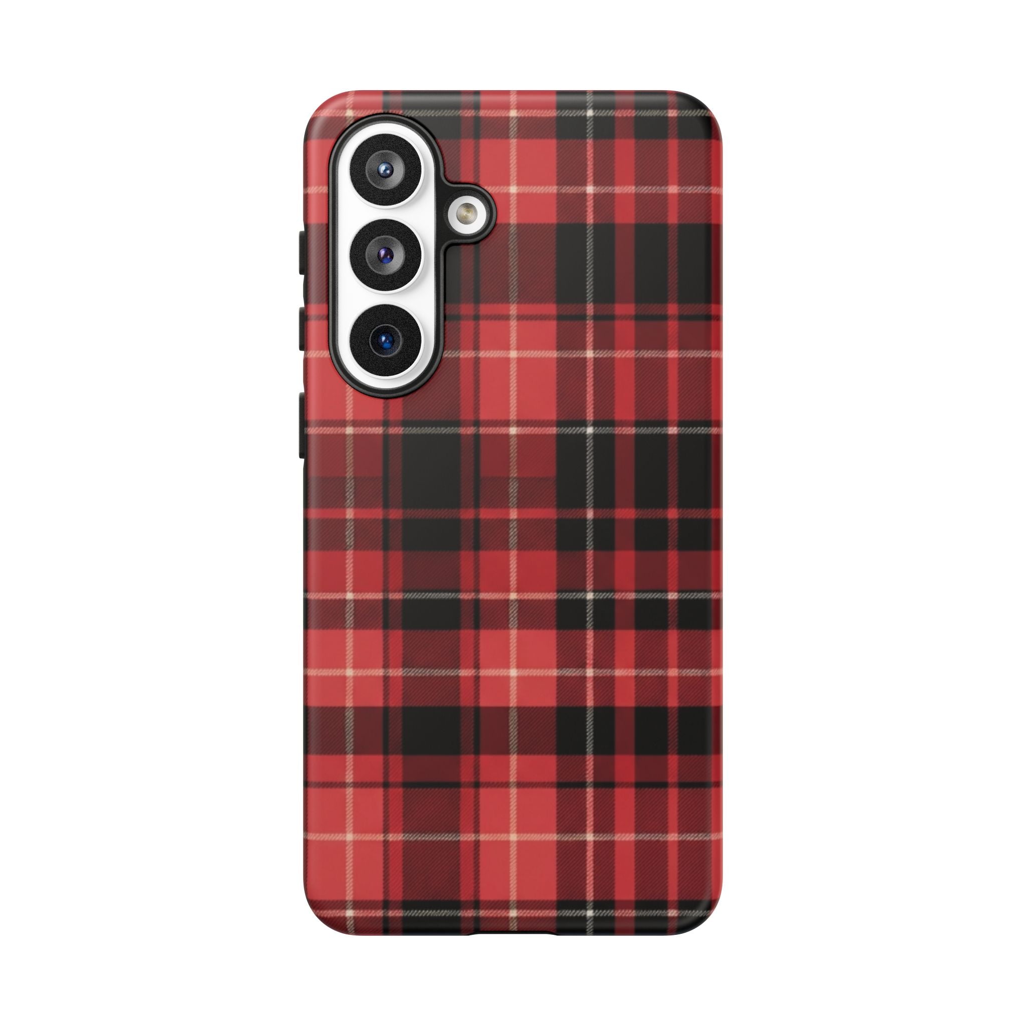 Red Black Buffalo Plaid Tough Phone Case
