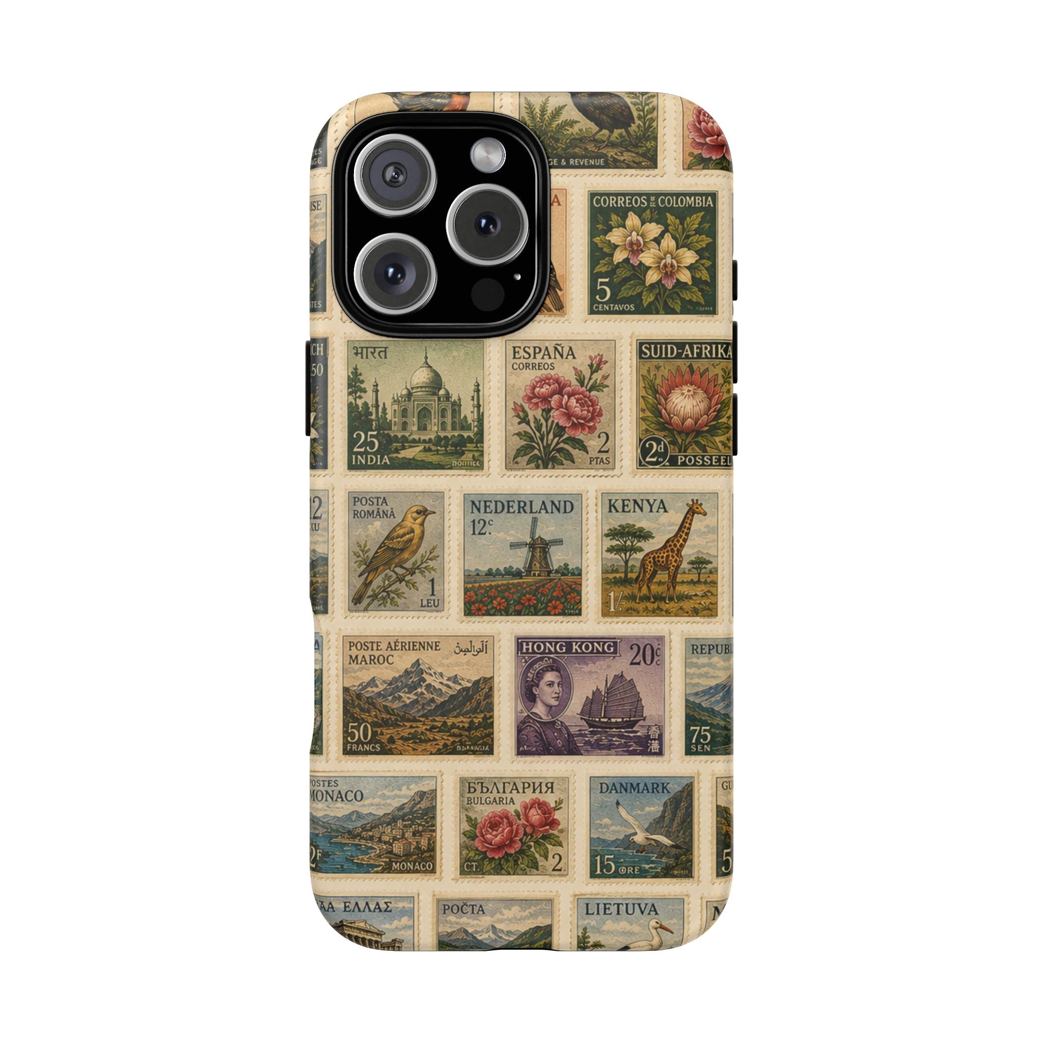 Vintage Postage Stamp Phone Case | Multiple Types
