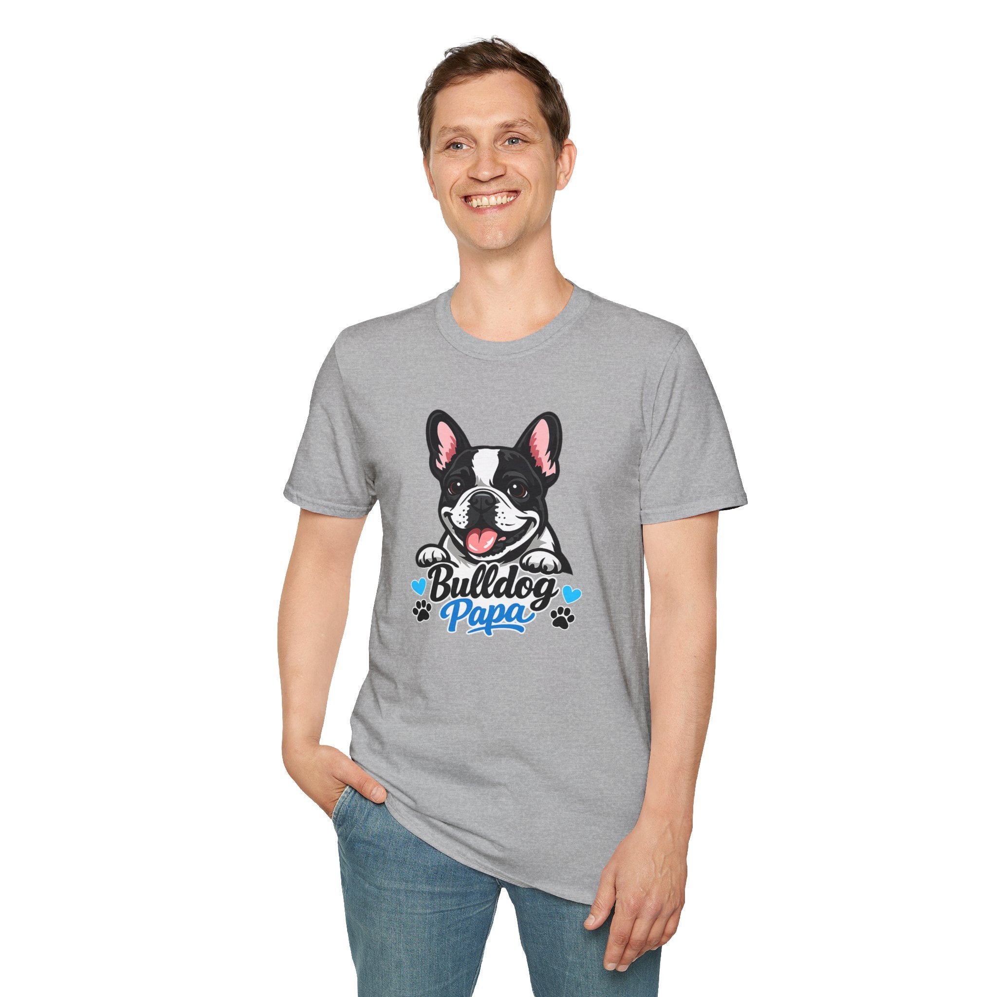 Bulldog Papa T-Shirt — Cute French Bulldog Dad Tee