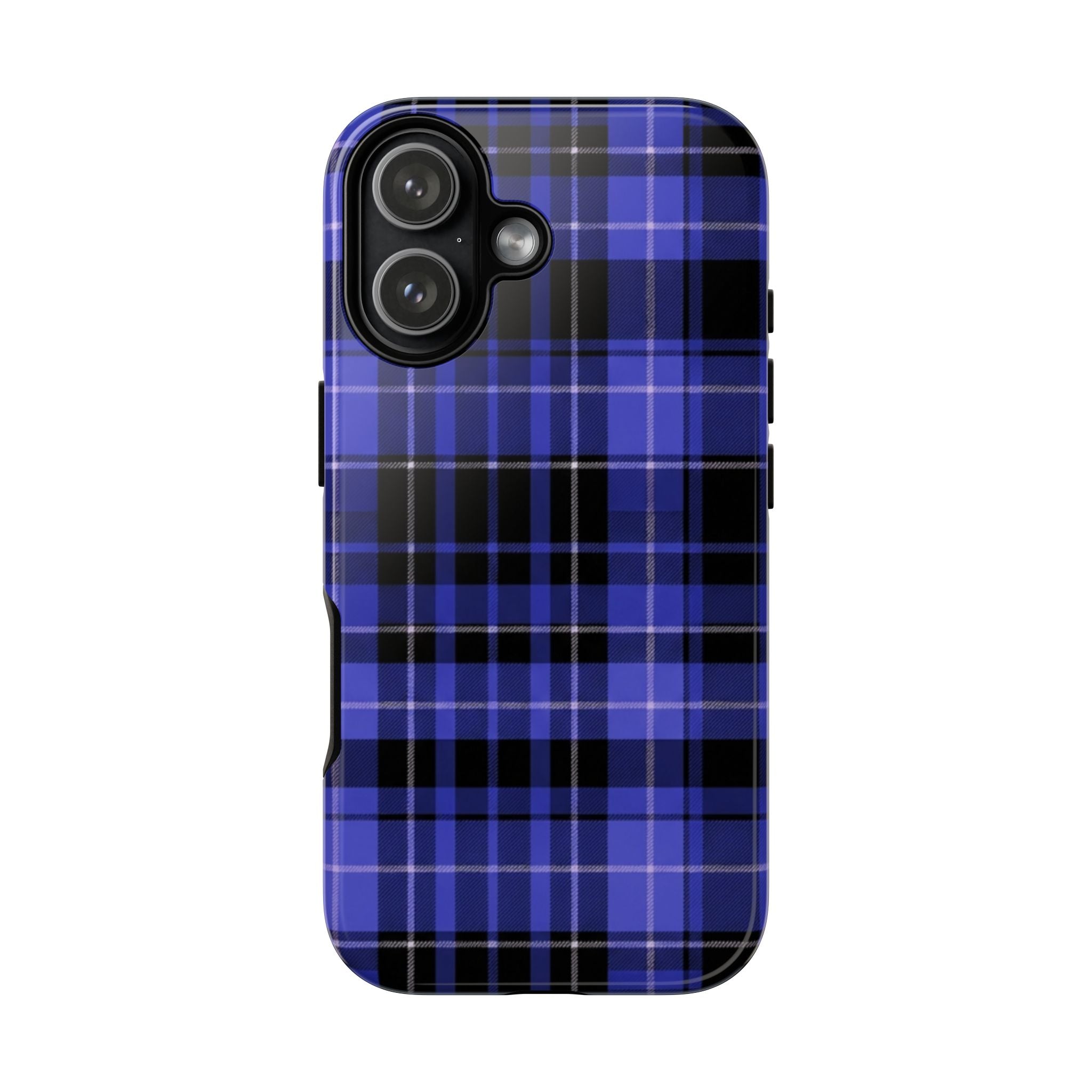 Blue Buffalo Plaid Tough Case — Blue Plaid Protective Phone Case