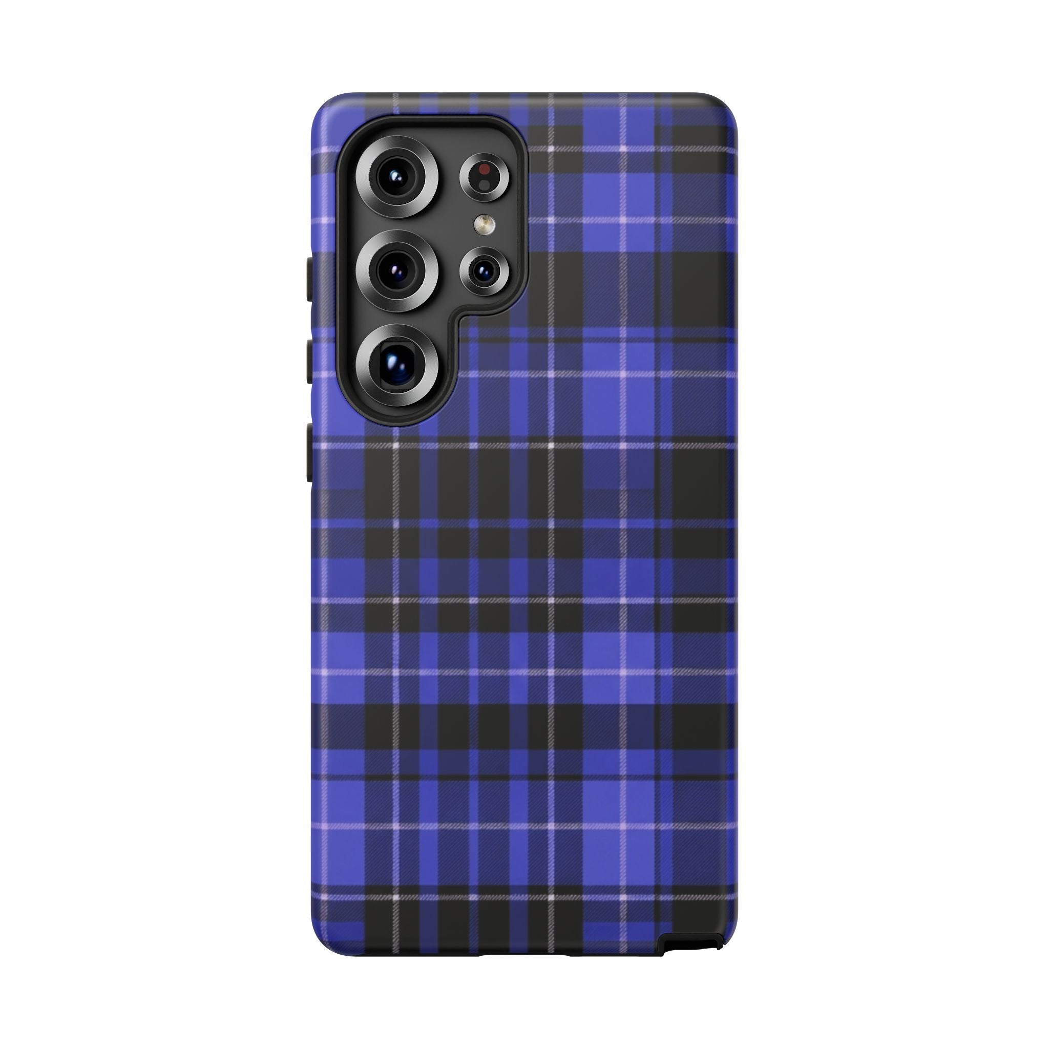 Blue Buffalo Plaid Tough Case — Blue Plaid Protective Phone Case
