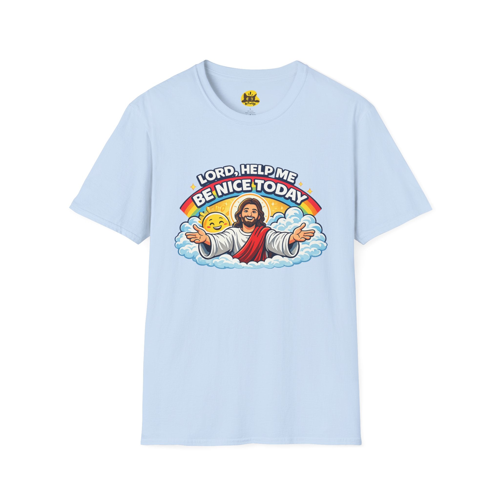 Lord Help Me Be Nice Today T-Shirt — Funny Jesus Christian Tee