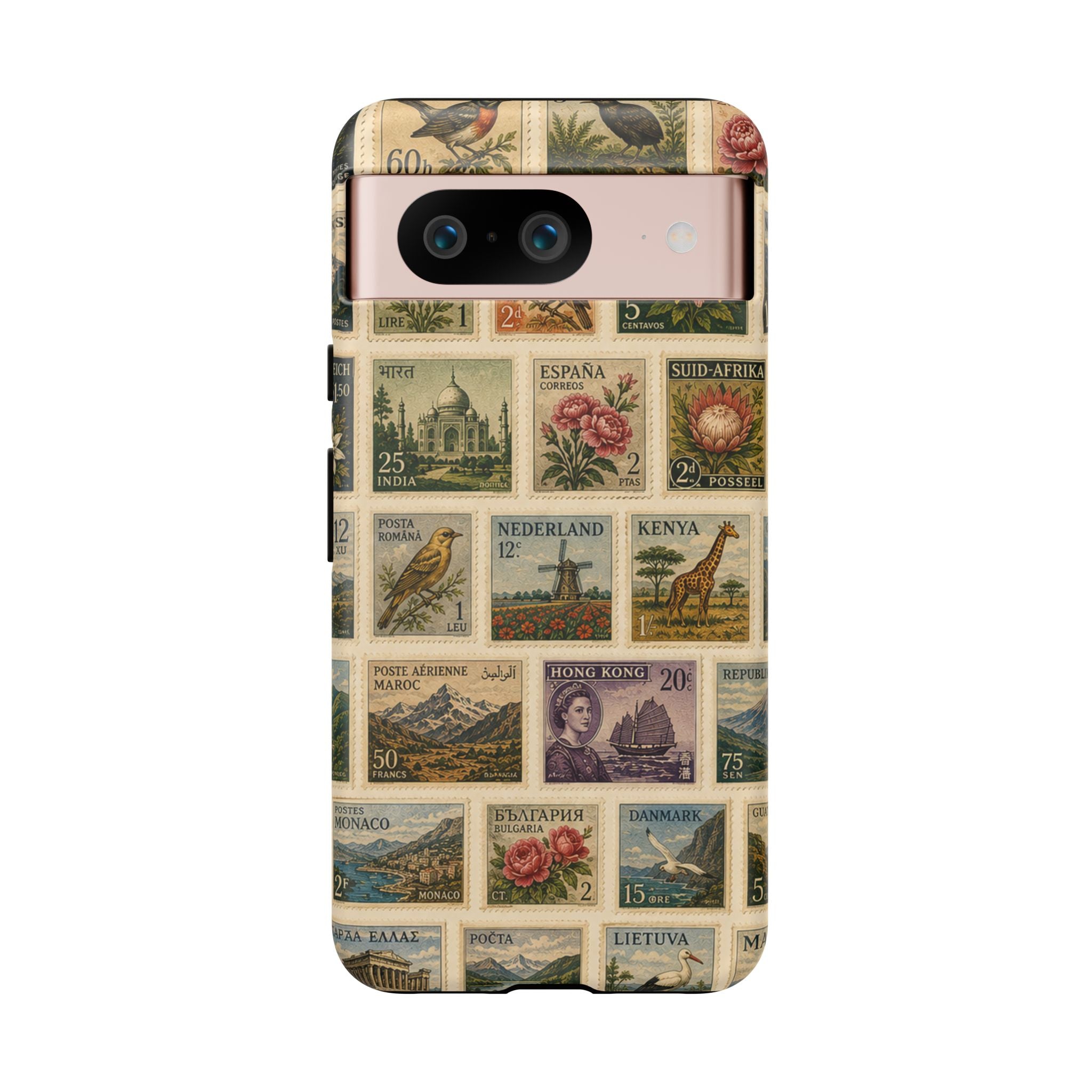 Vintage Postage Stamp Phone Case | Multiple Types