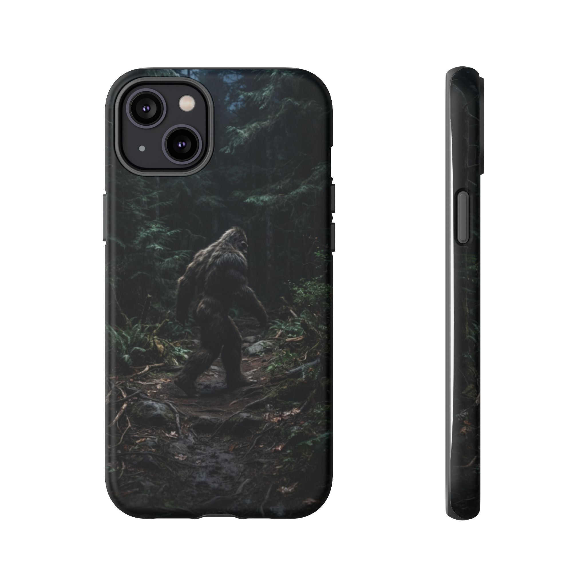 Bigfoot Forest Phone Case — Sasquatch Woodland Protective Cover