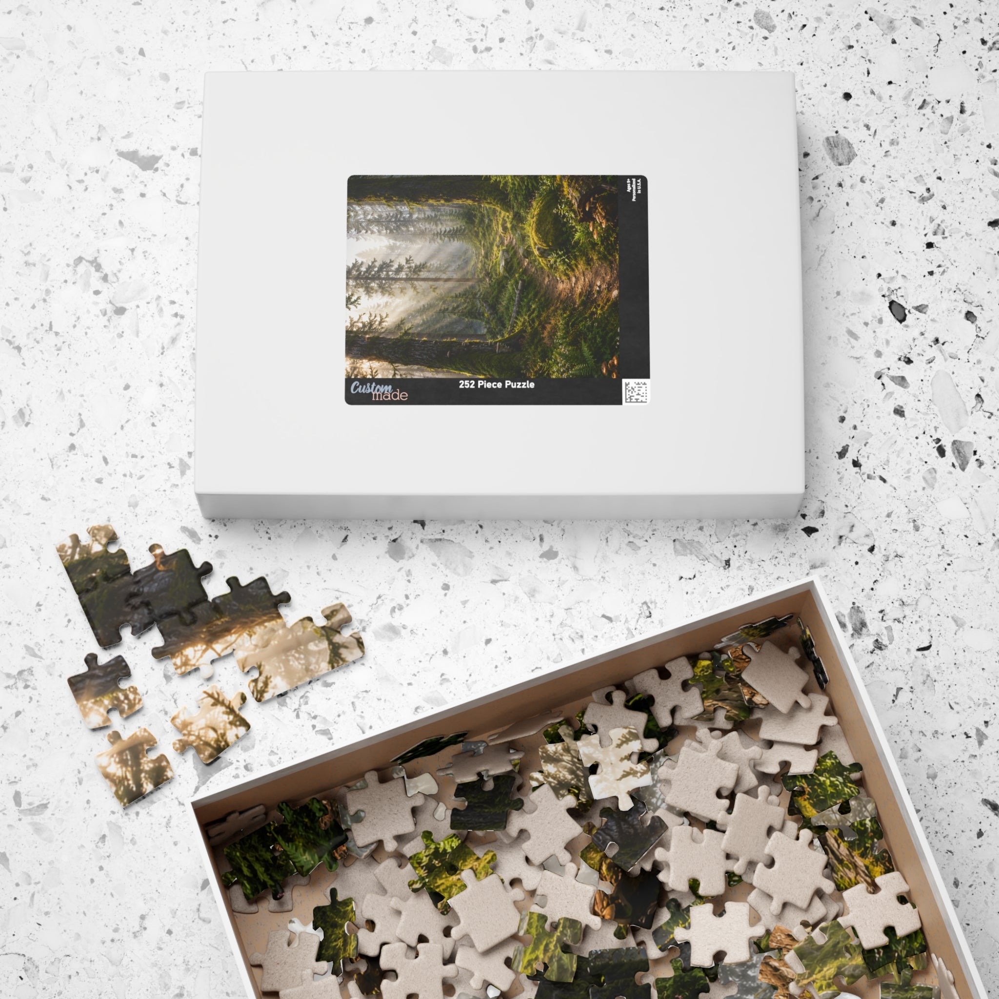 Mystic Forest Path Puzzle — Scenic Woodland Jigsaw (110/252/520/1014 pcs)