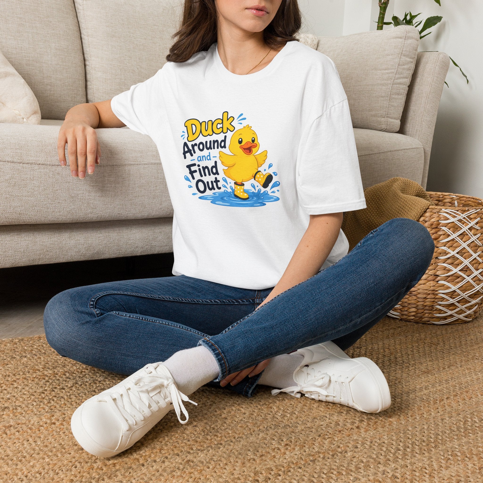 Duck Around and Find Out T-Shirt — Cute Rubber Duck Graphic Tee