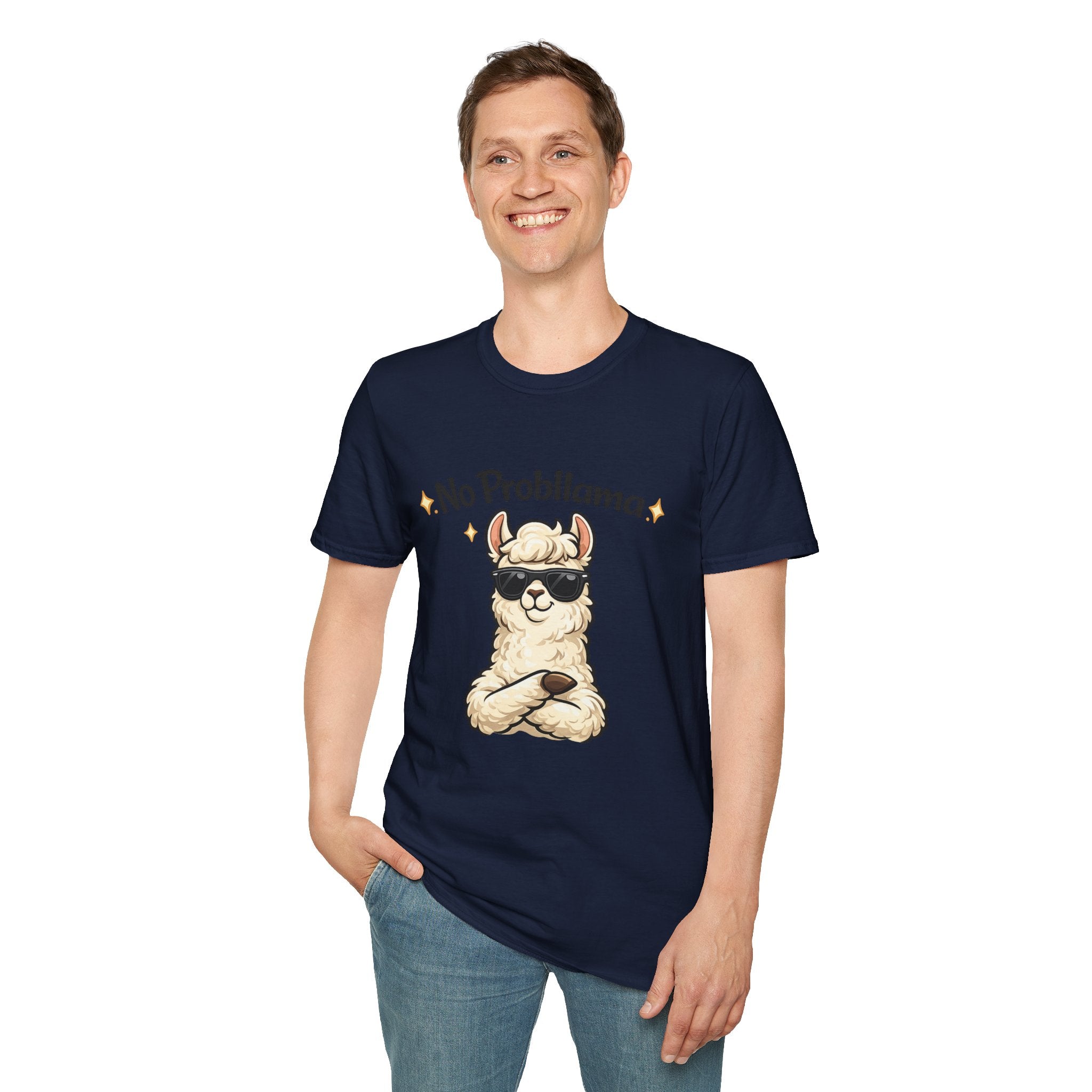 No Probllama T-Shirt — Funny Llama Graphic Tee