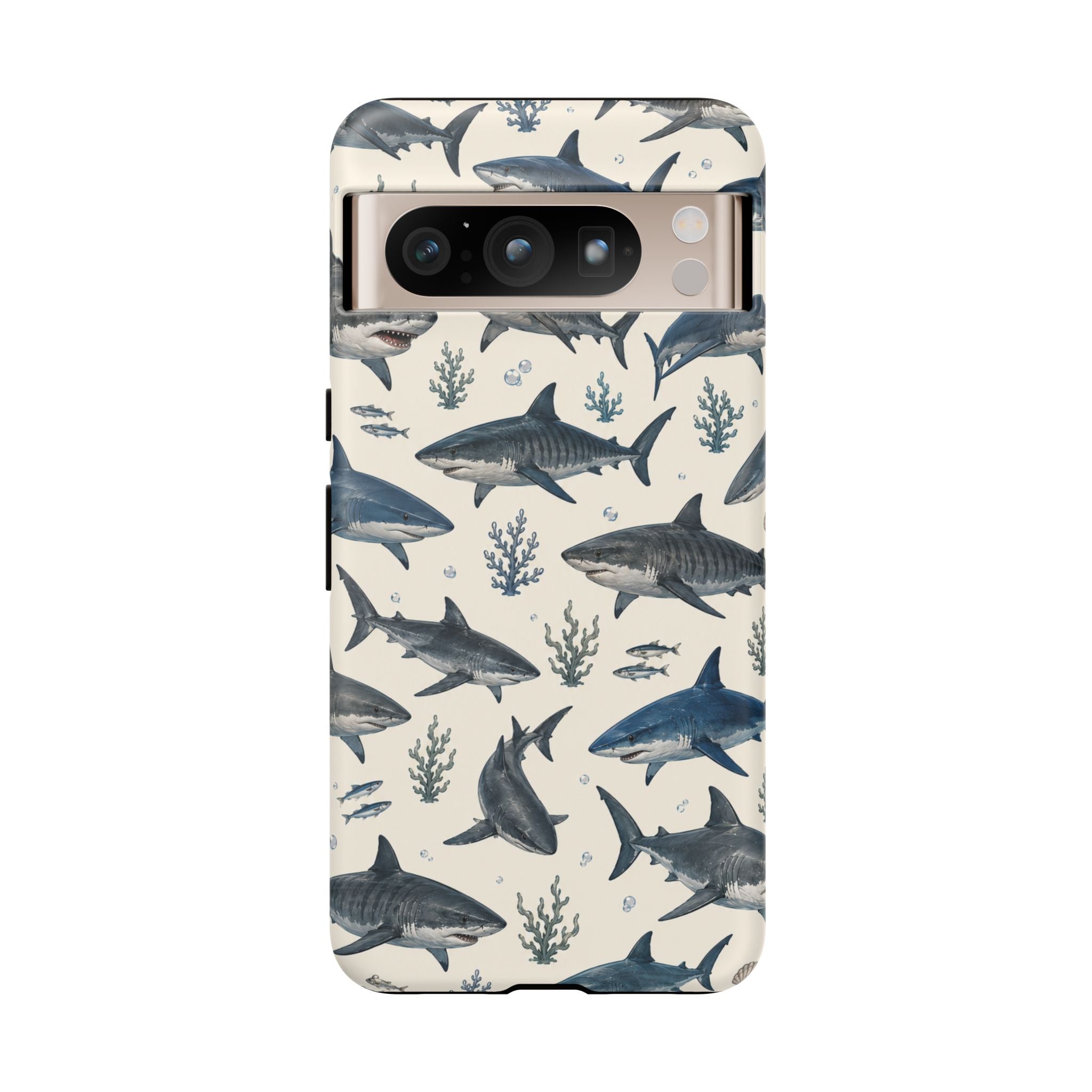 Shark Pattern Phone Case – Nautical Oceanic Phone Cover